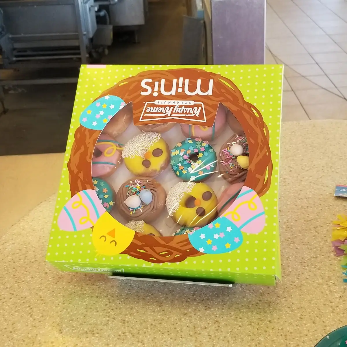 Easter Mini Doughnuts