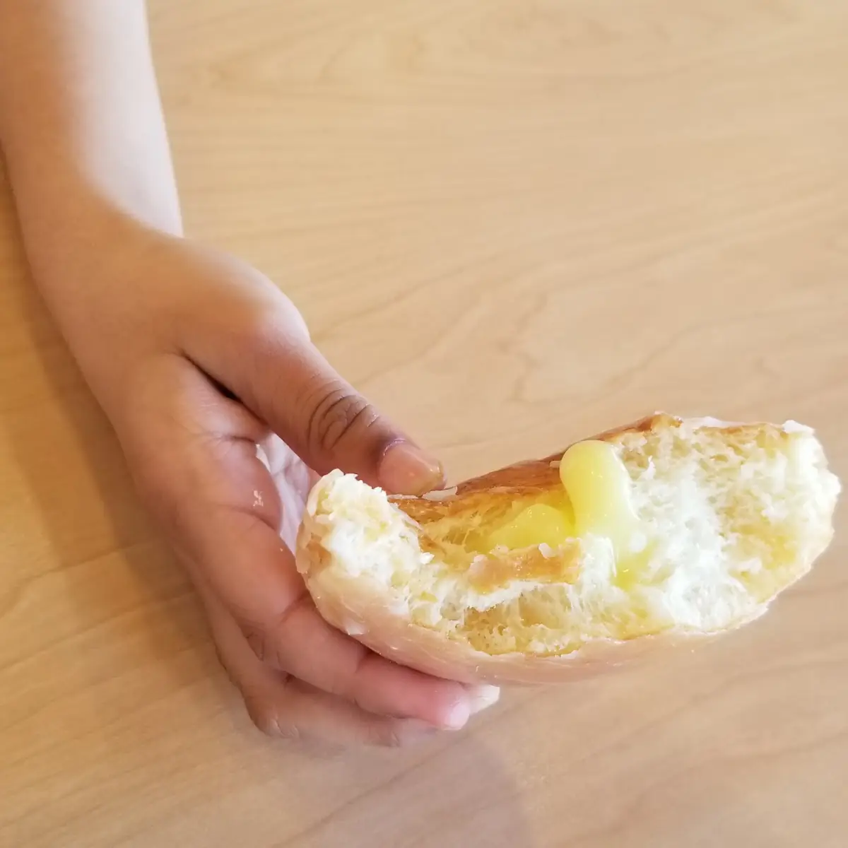 Lemon Creme Filled Doughnut