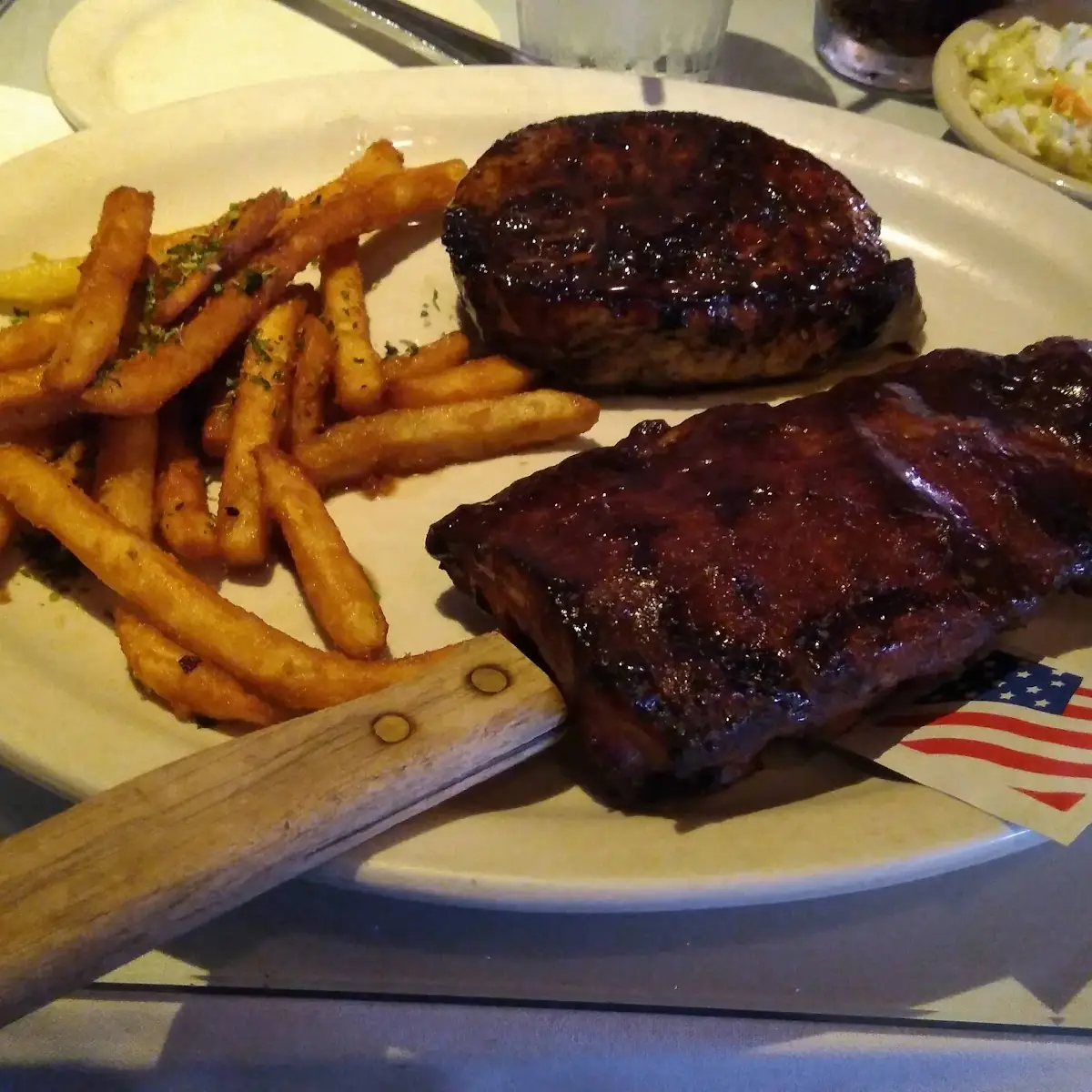 Half Ribs and Pork Chop