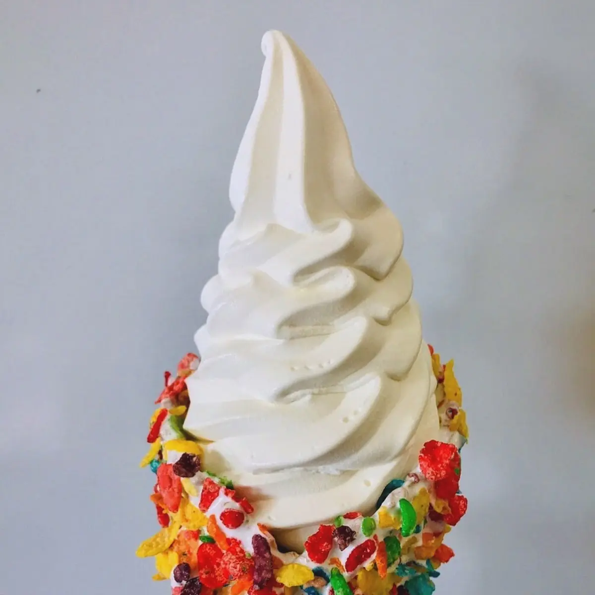 Waffle Dipped Cone Rainbow Sprinkles