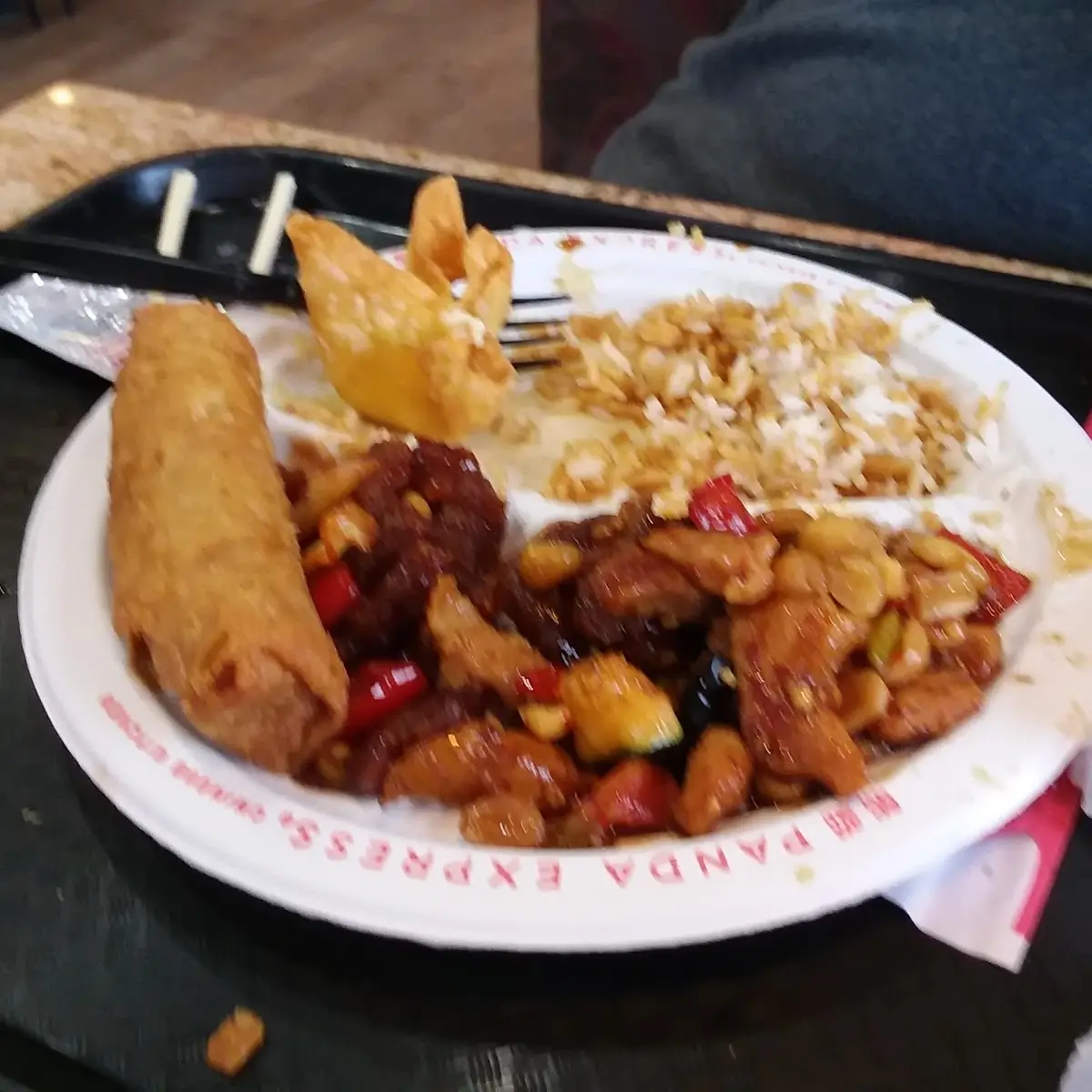 Orange Chicken Plate