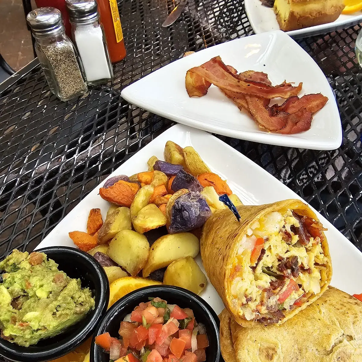 Breakfast Burrito with Fresh Salsa