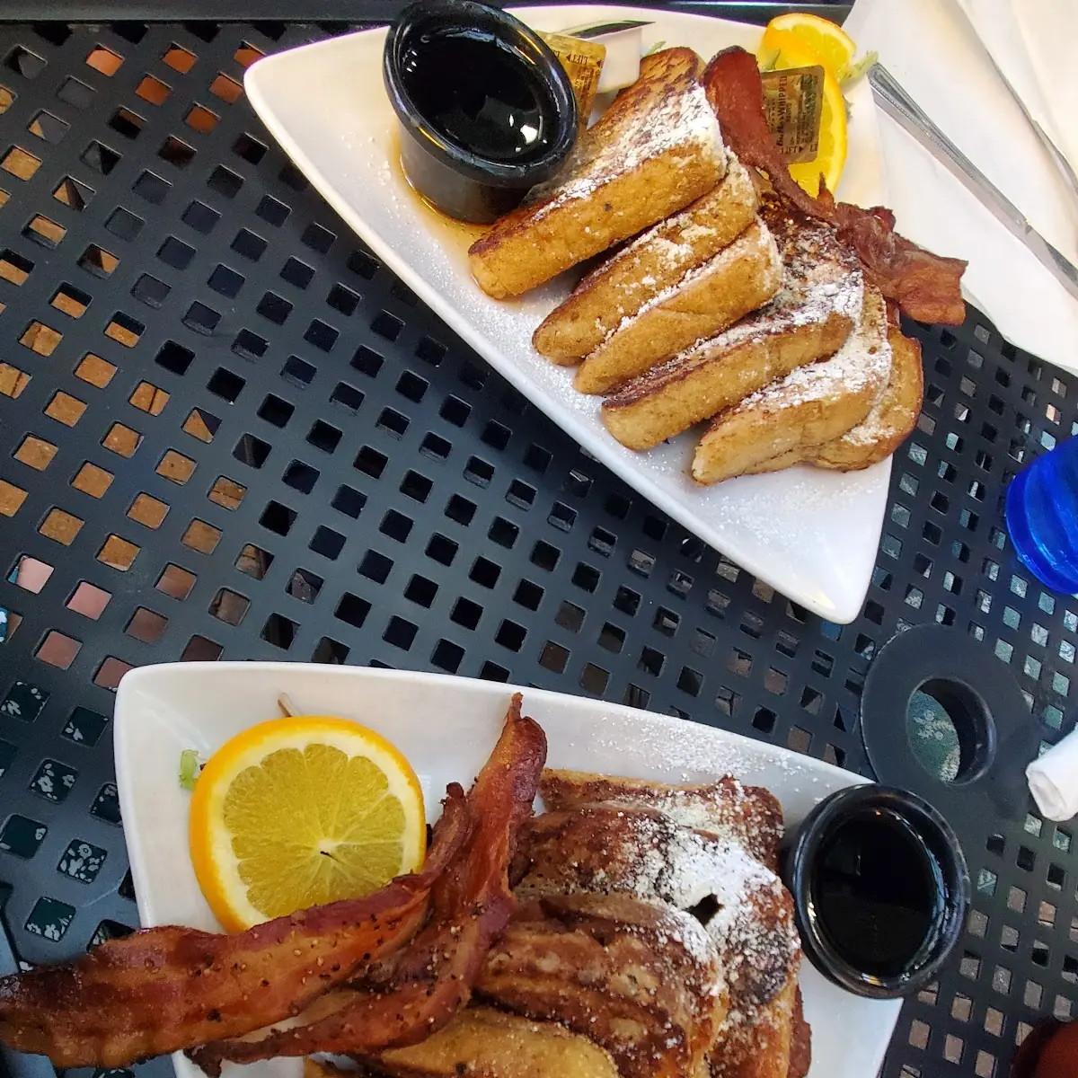 French Toast Breakfast with Bacon