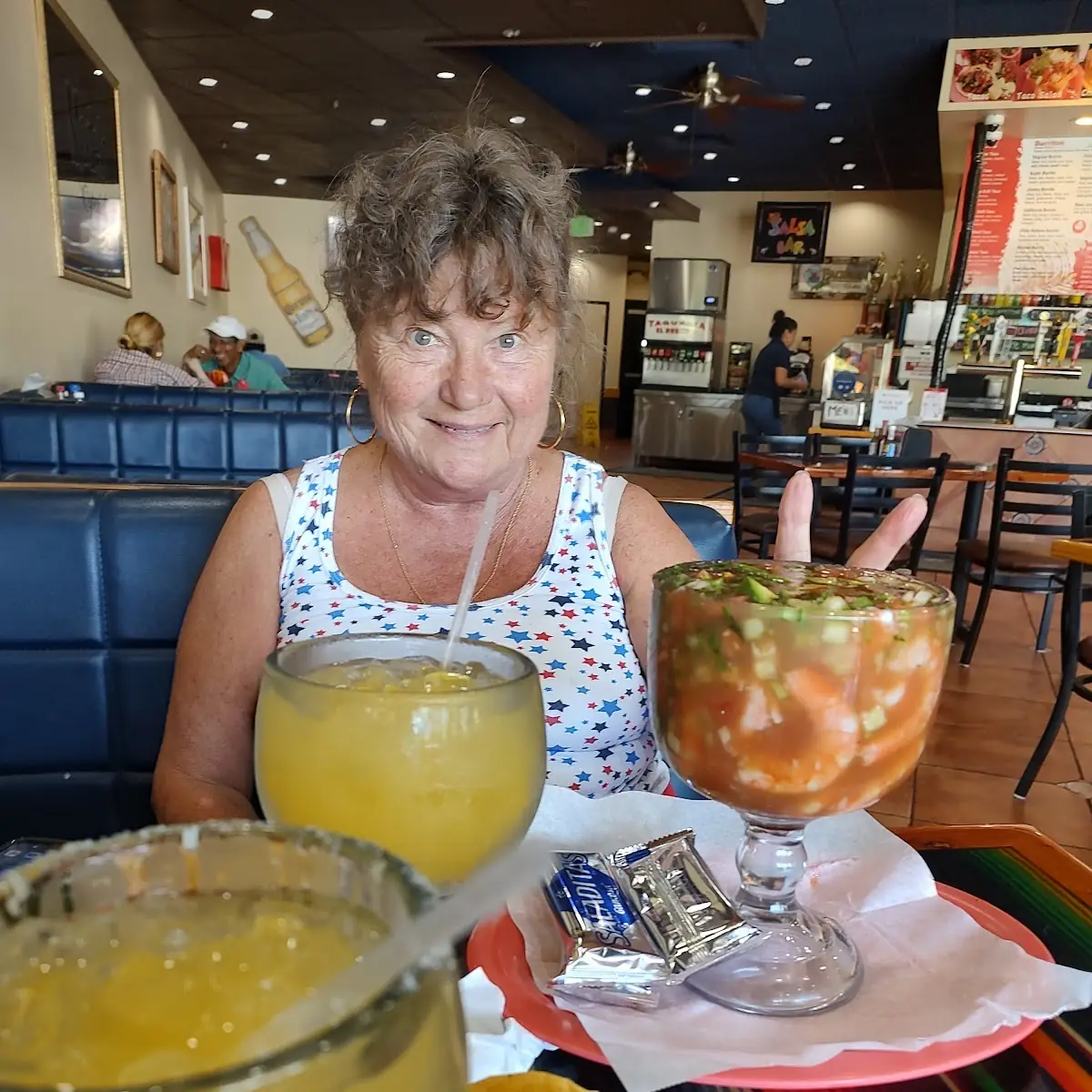 Shrimp Cocktail and Margaritas