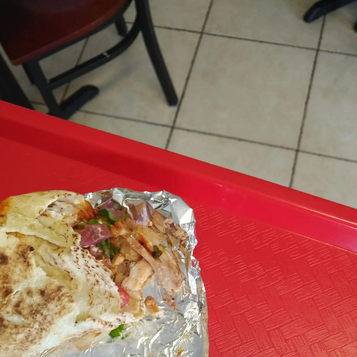 Raw Chicken Gyro