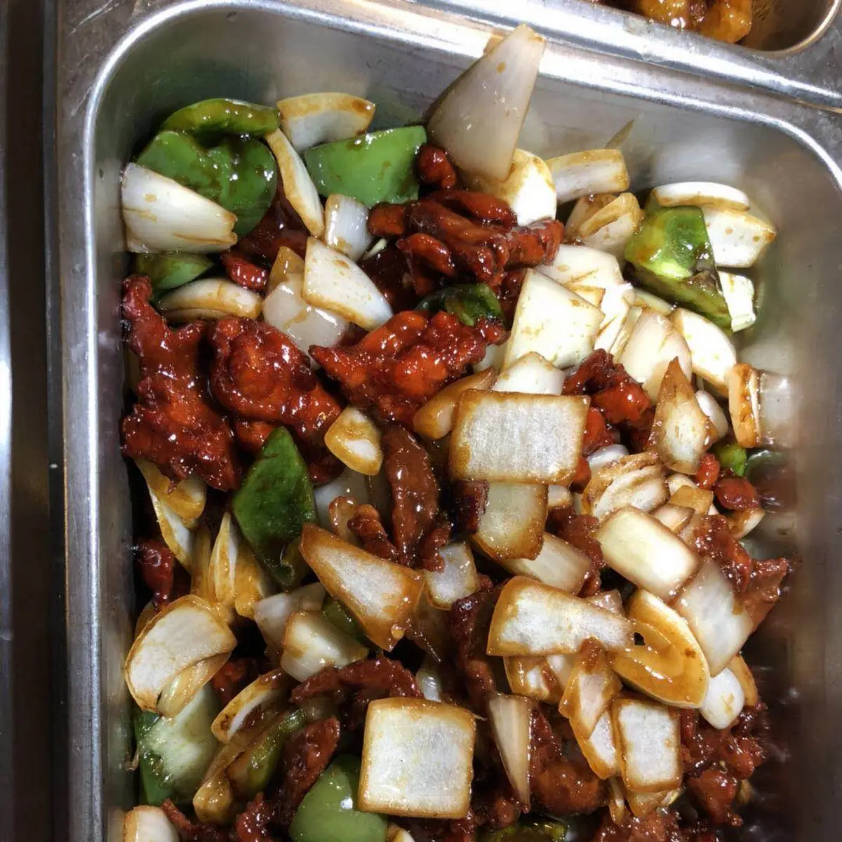 Roast Pork with Chinese Veg