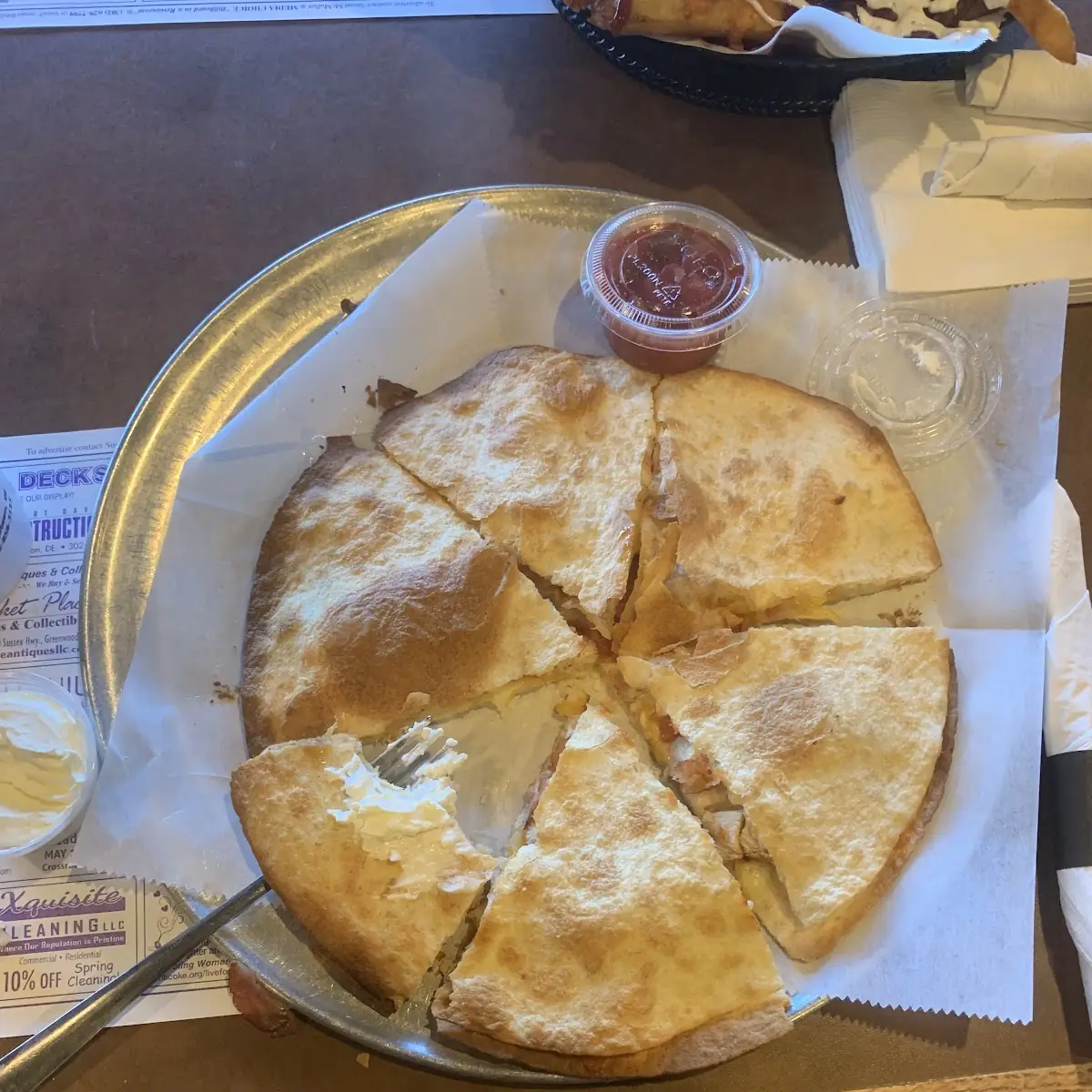 BBQ Chicken Quesadilla