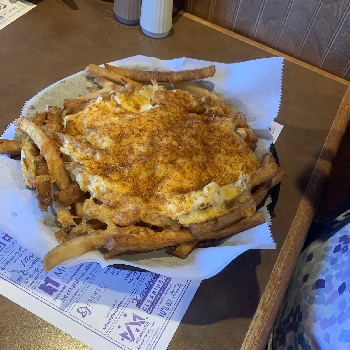 Homemade Crab Dip Fries