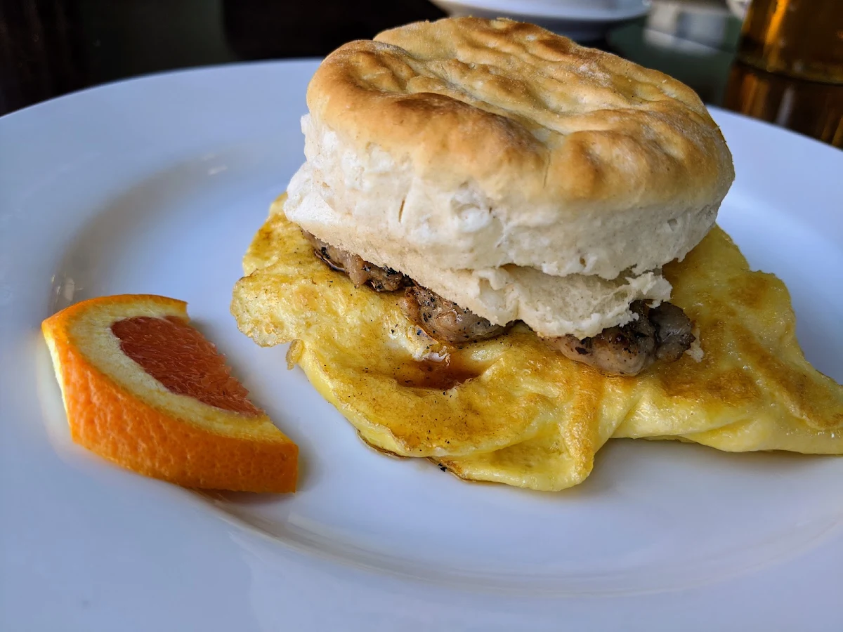Biscuit Sandwich with Sausage