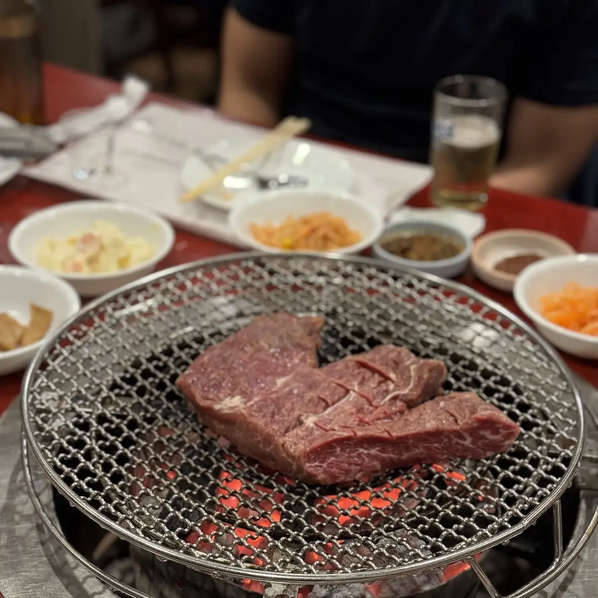 Marbled Beef on Charcoal