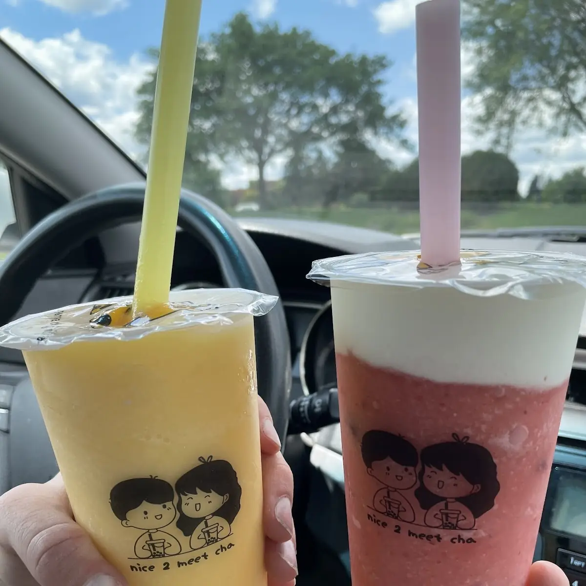 Strawberry Cheesecake Boba
