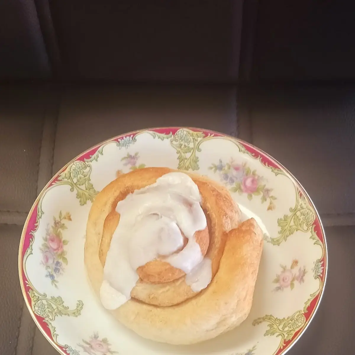 Latte and Cinnamon Rolls