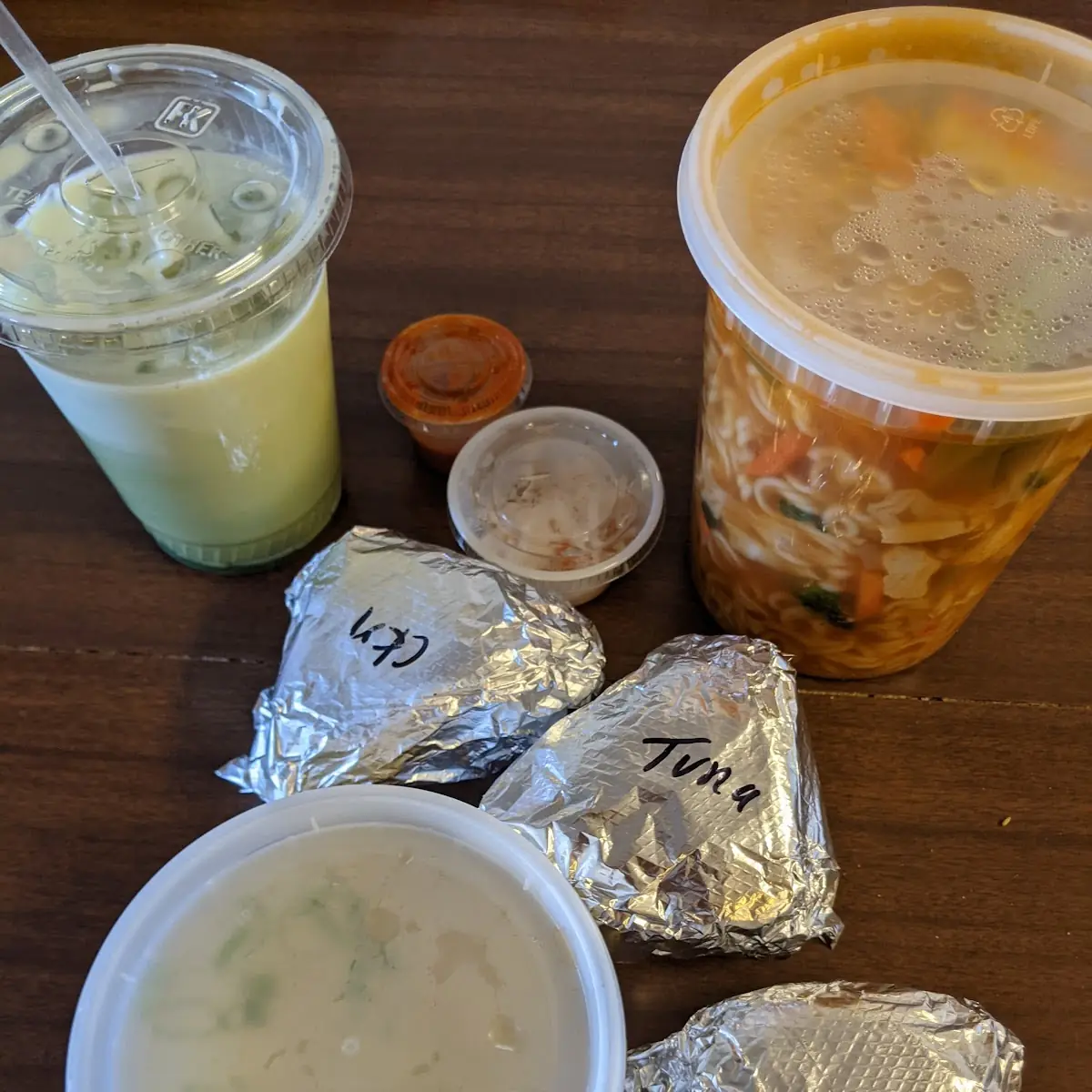 Take Away Ramen and Riceball
