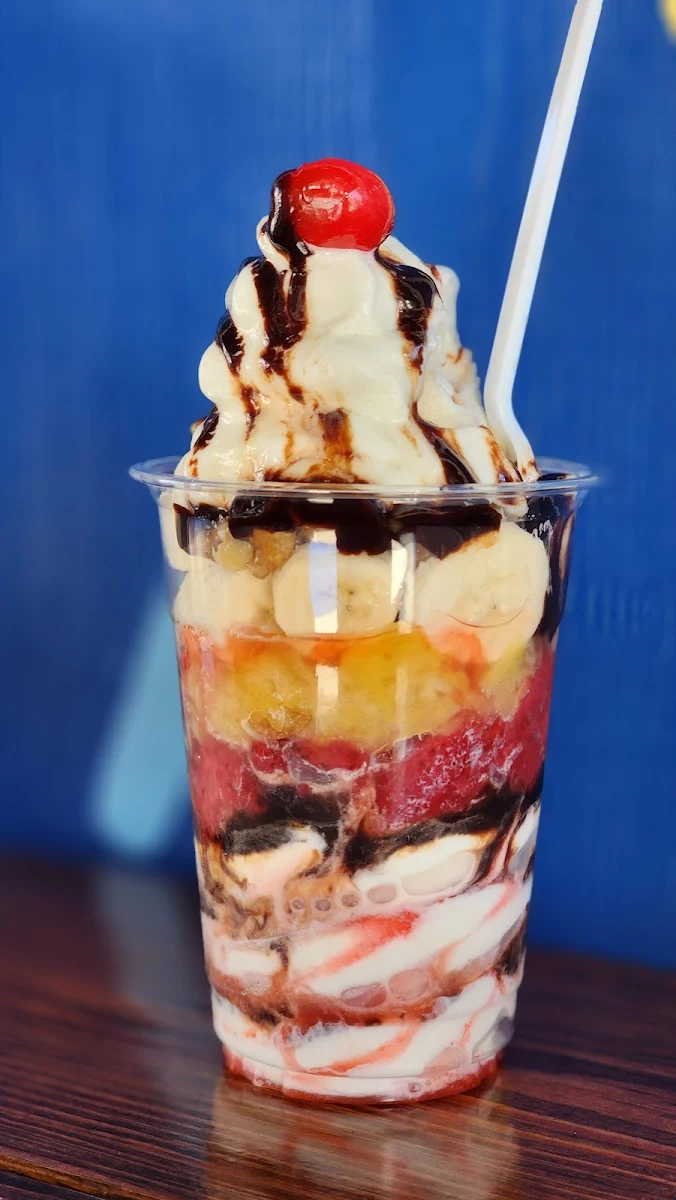 Banana Split in a Cup