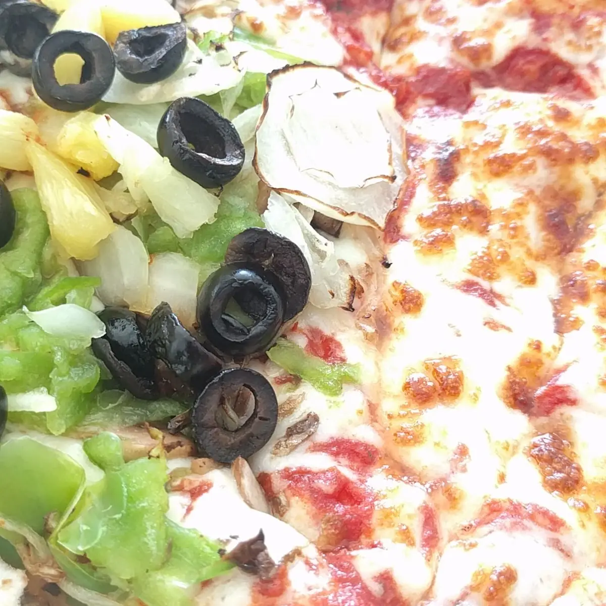 Half and Half Combination Pizza