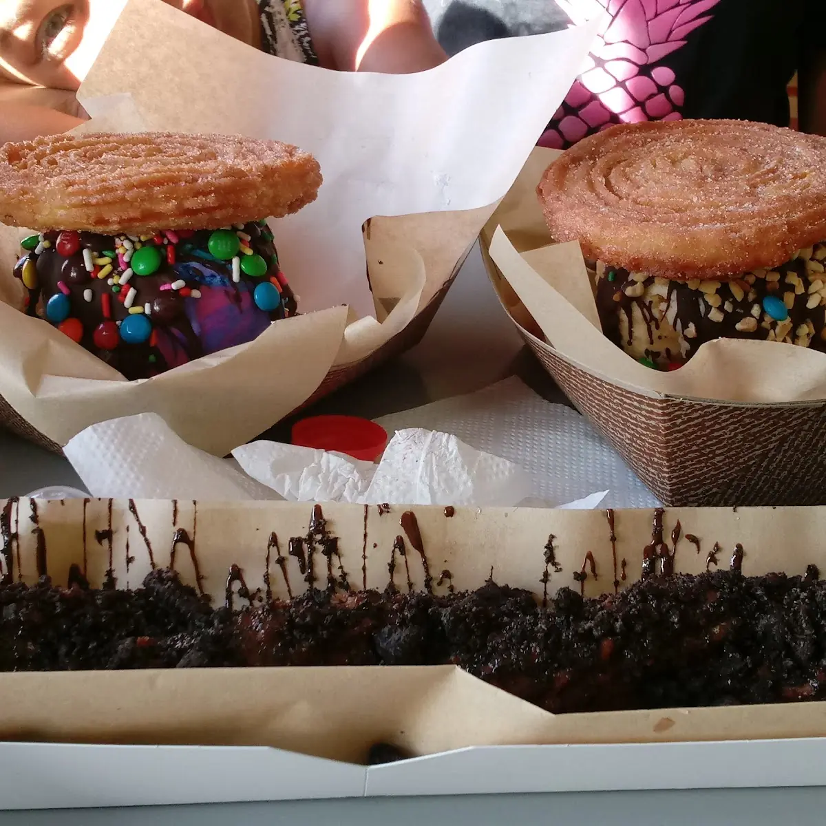 Chocolate Sprinkles 12pc Bite Size Churros