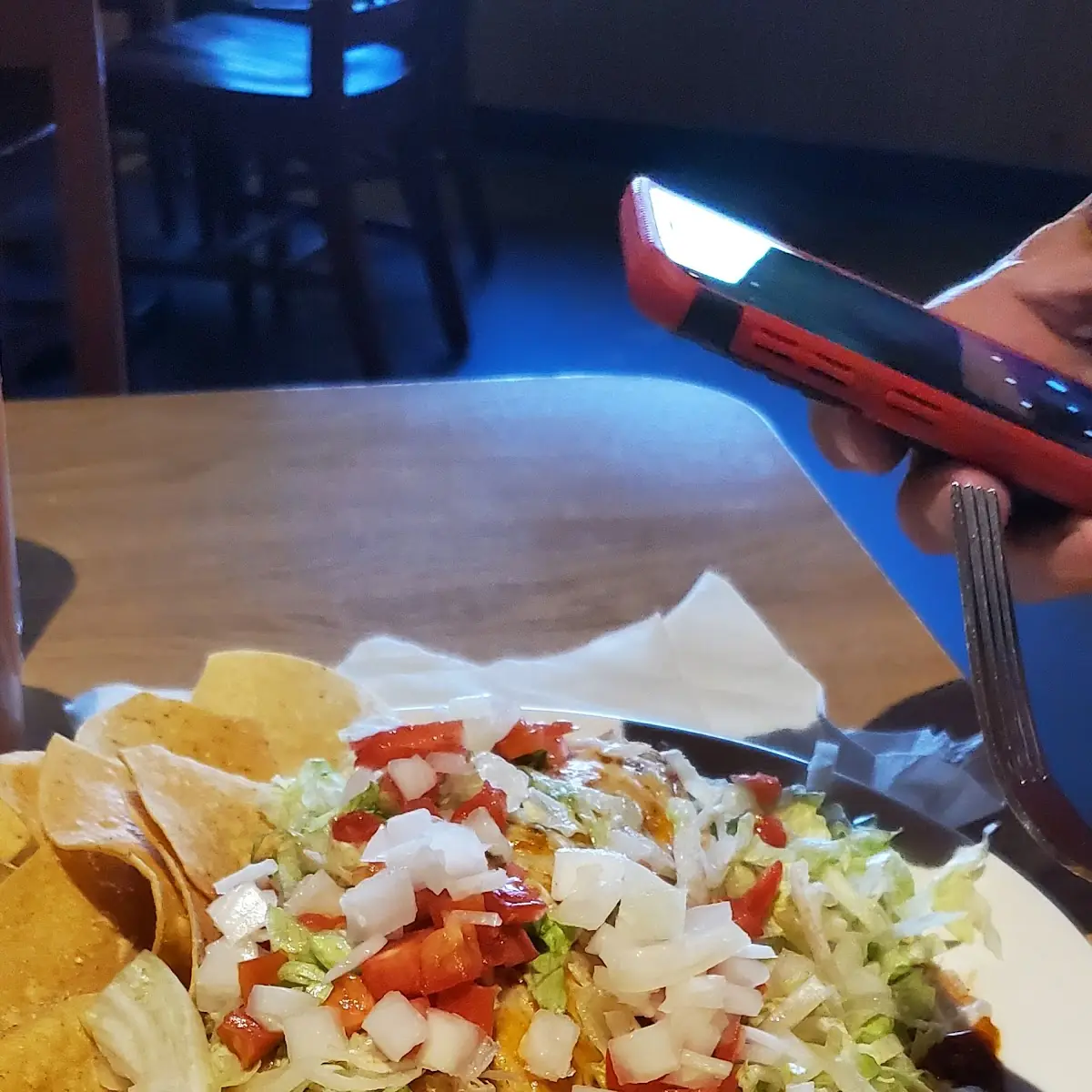 Salsa and Sour Cream Included