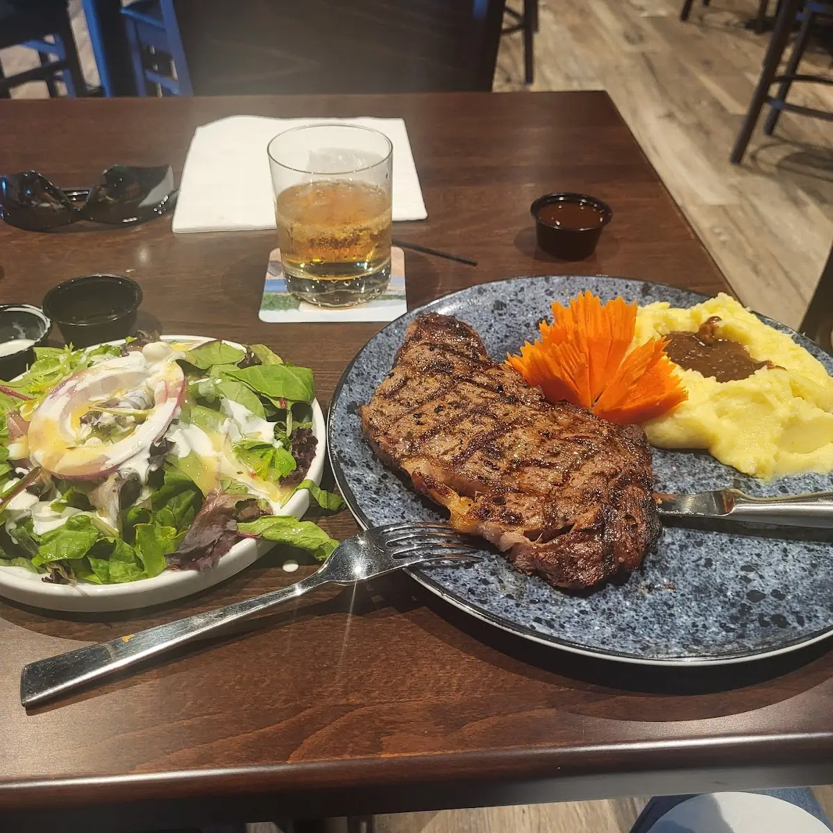 Ribeye Garlic Mashed Potato's