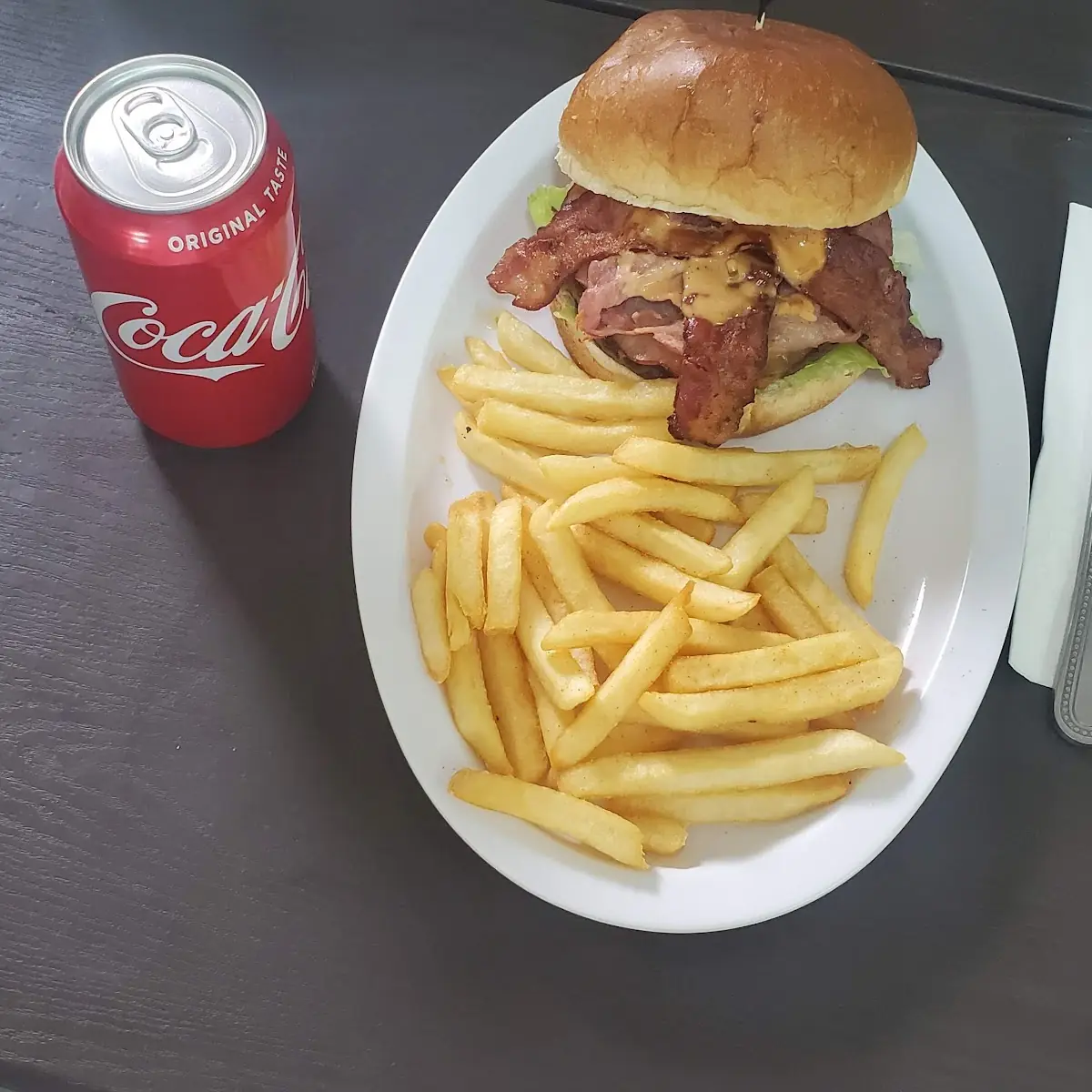 Rams SP Bacon and Ham Cheese Burgers