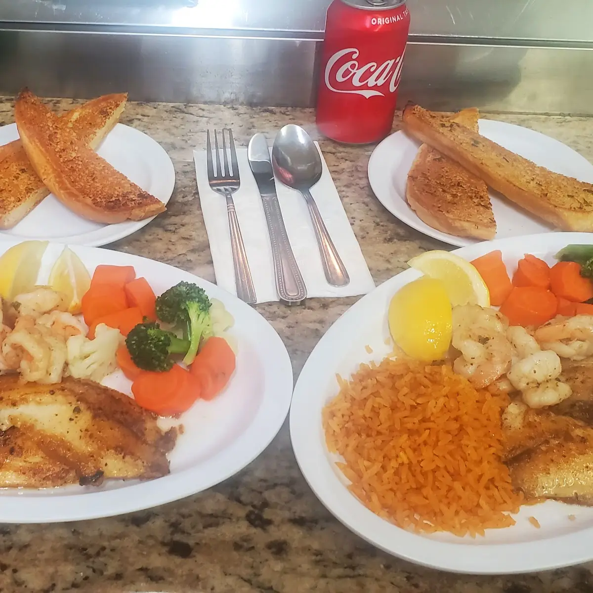 Tilapia Fish and Shrimp Diner