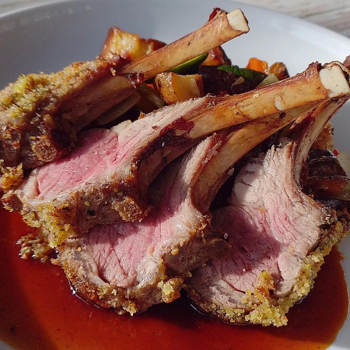 Roasted Half-Rack of Lamb
