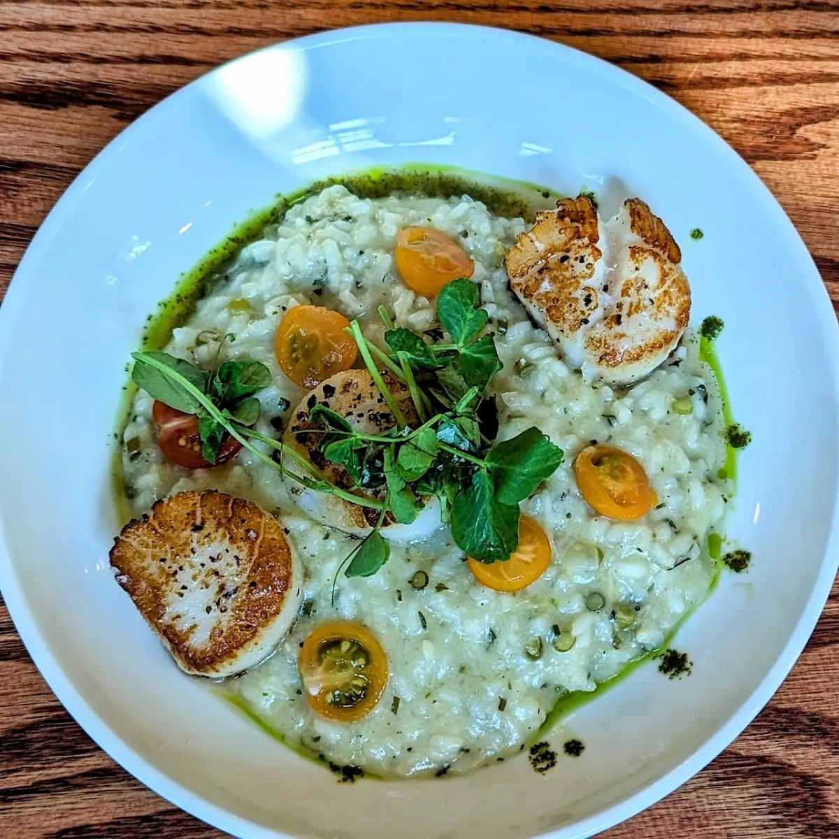 Sea Scallops & Risotto