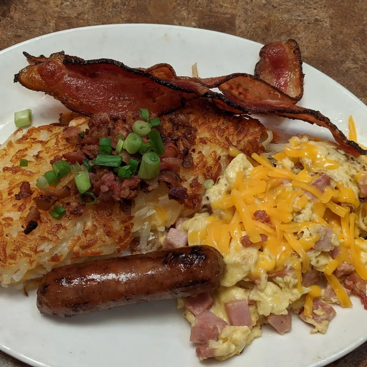 Country Ham & Cheddar Omelette