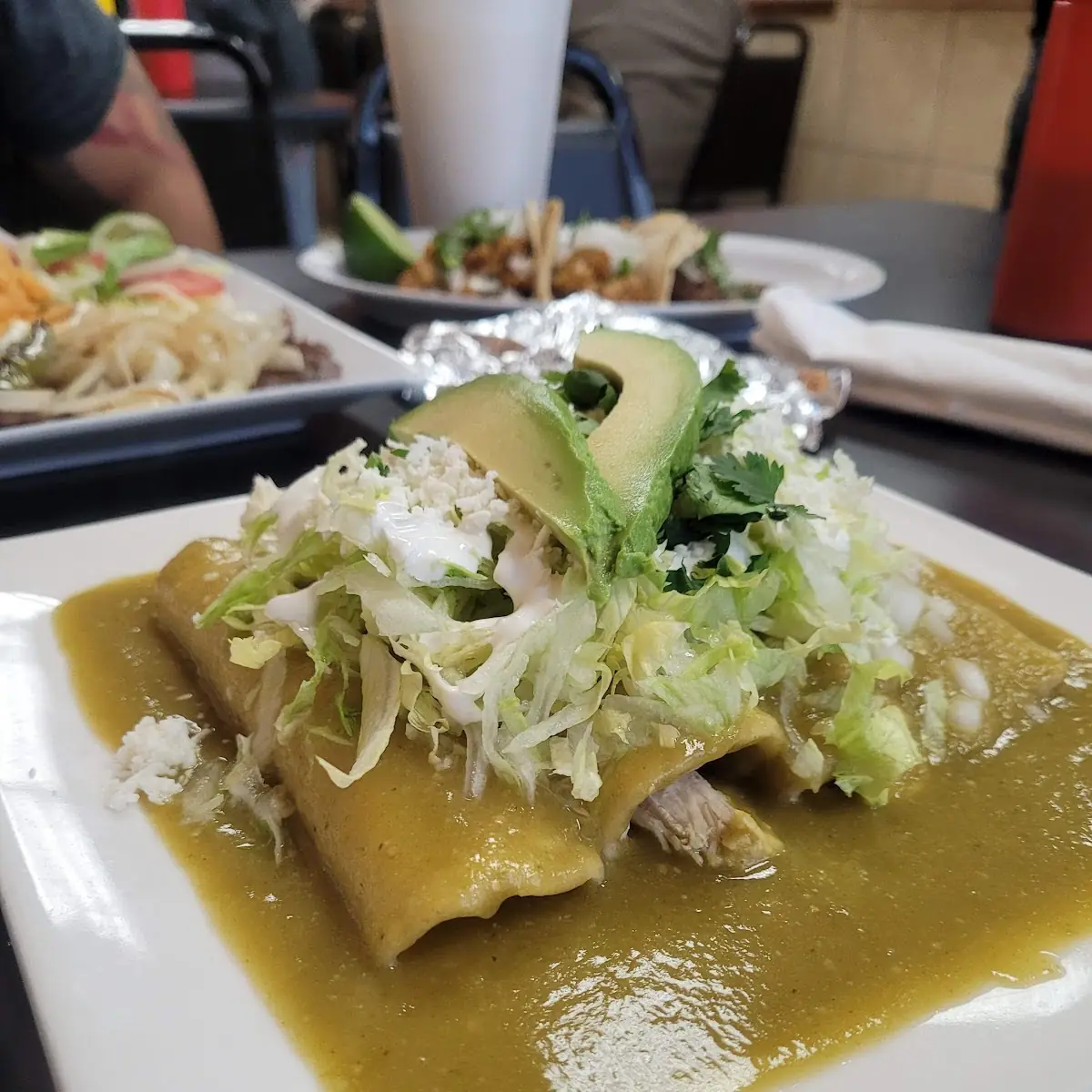 Enchiladas Verdes Green Enchiladas