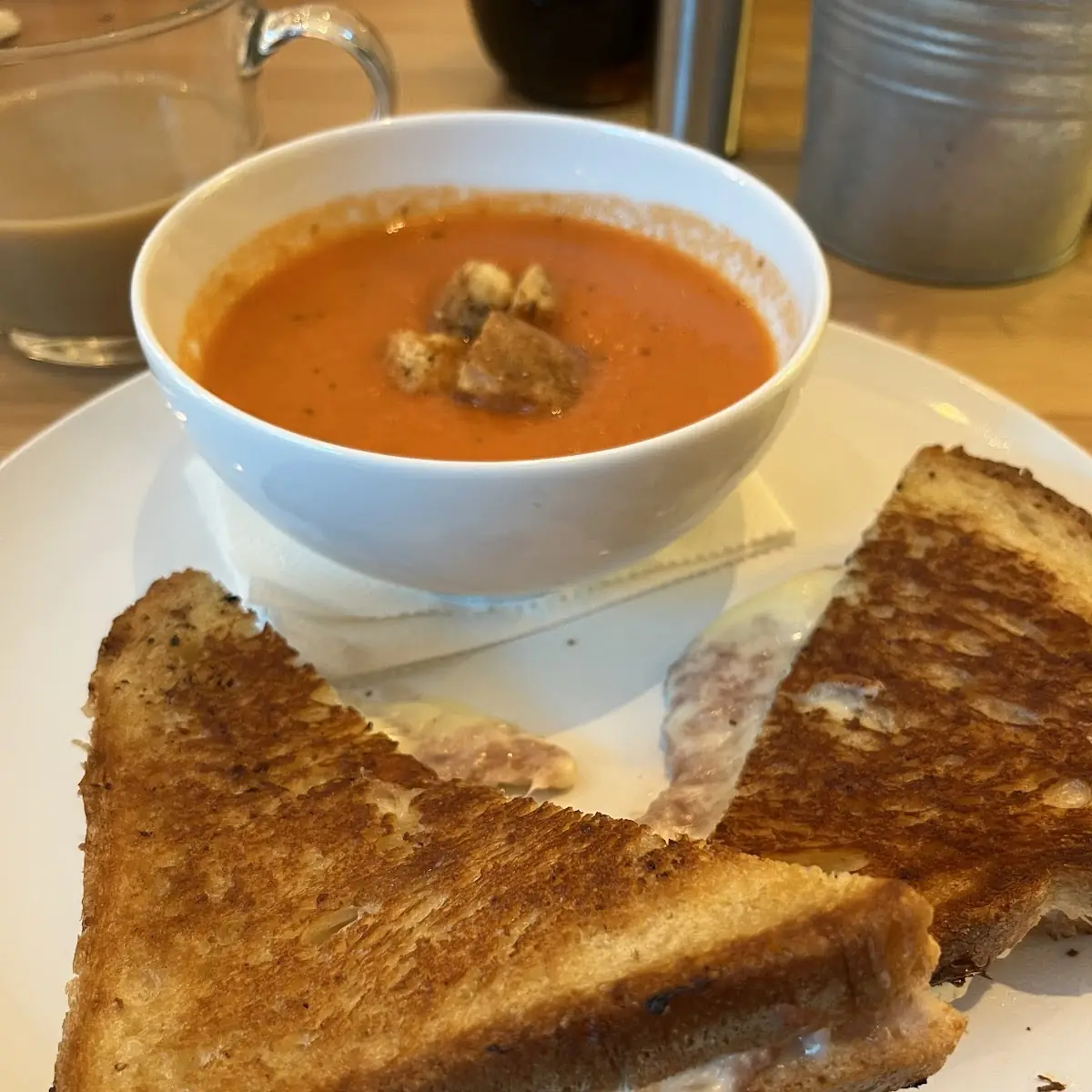 Grilled Cheese and Tomato Soup