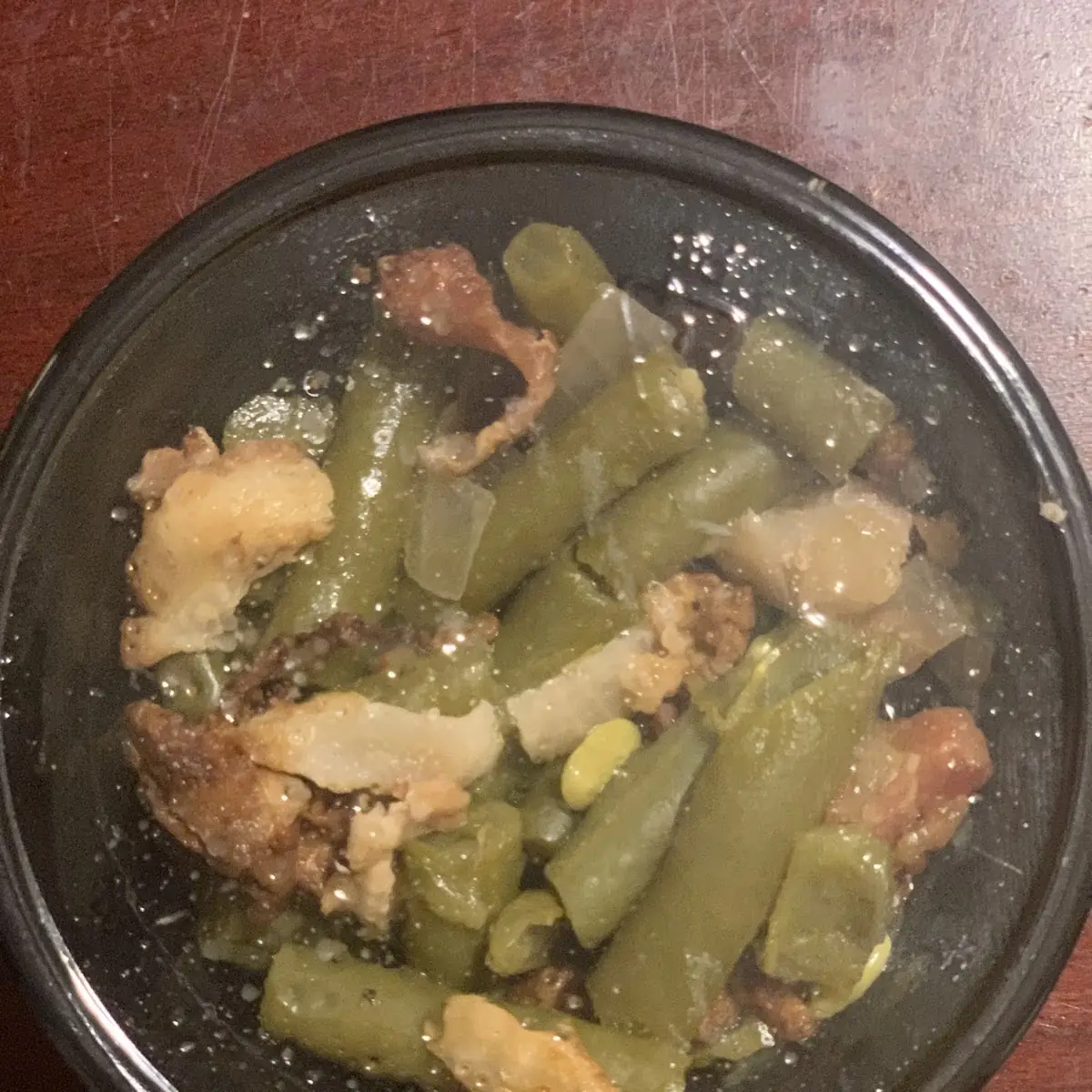 String Beans with Bacon
