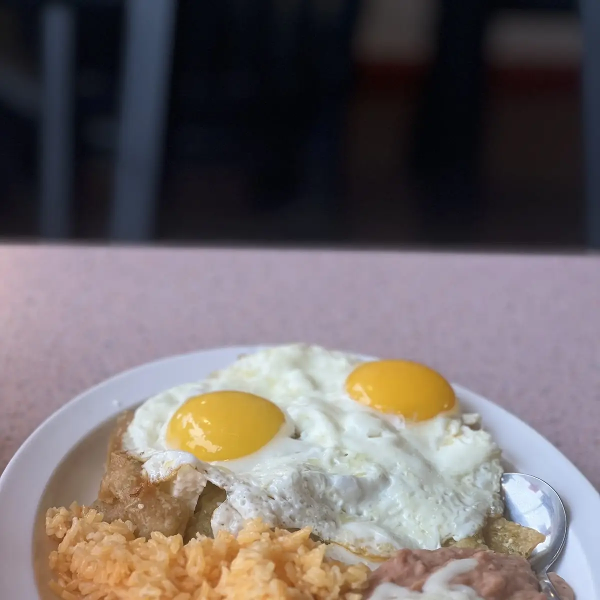 2 Pork Chop and Eggs