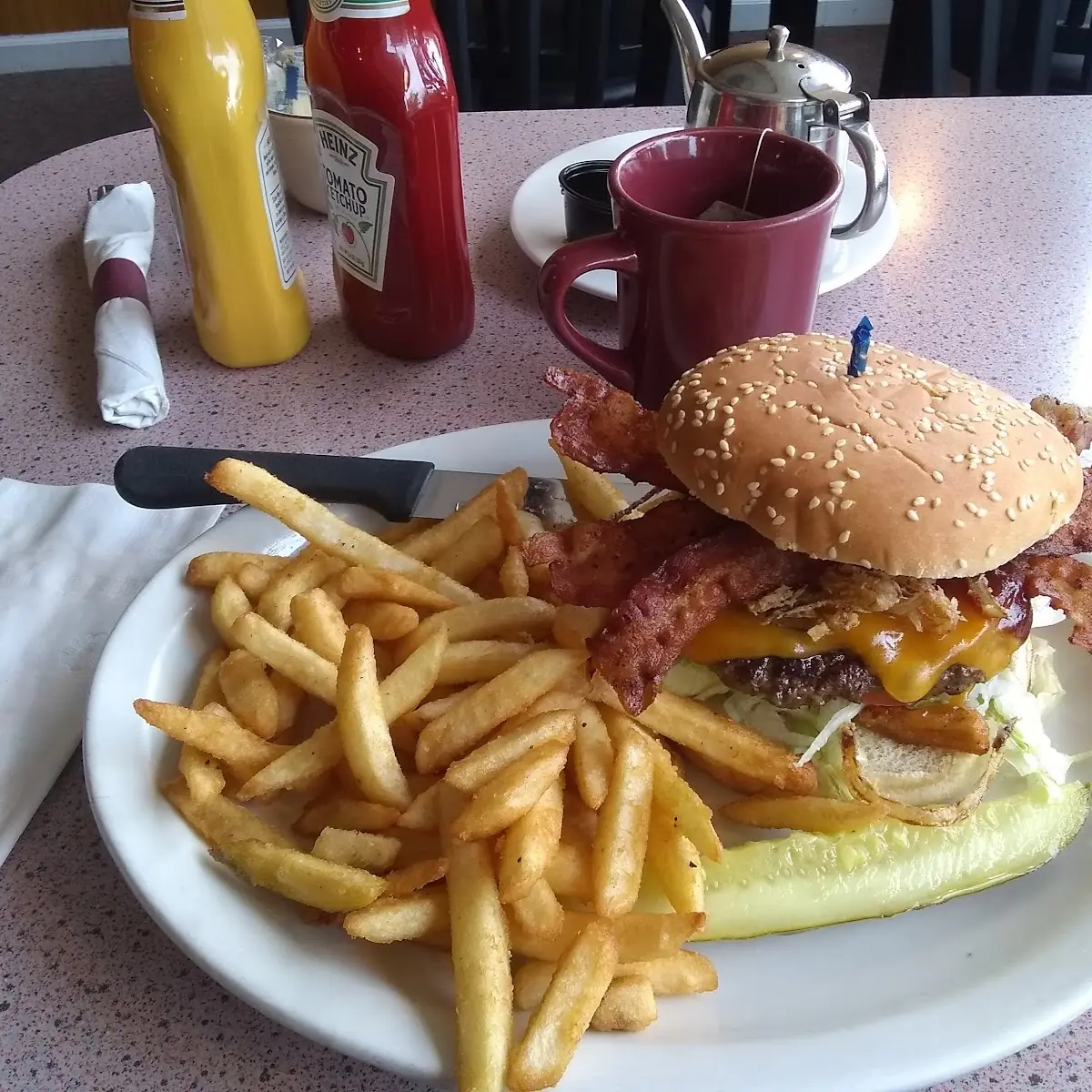 Mushroom Swiss Burger