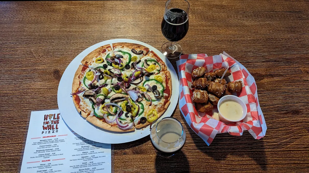 Garden Pizza Pretzel Fondue