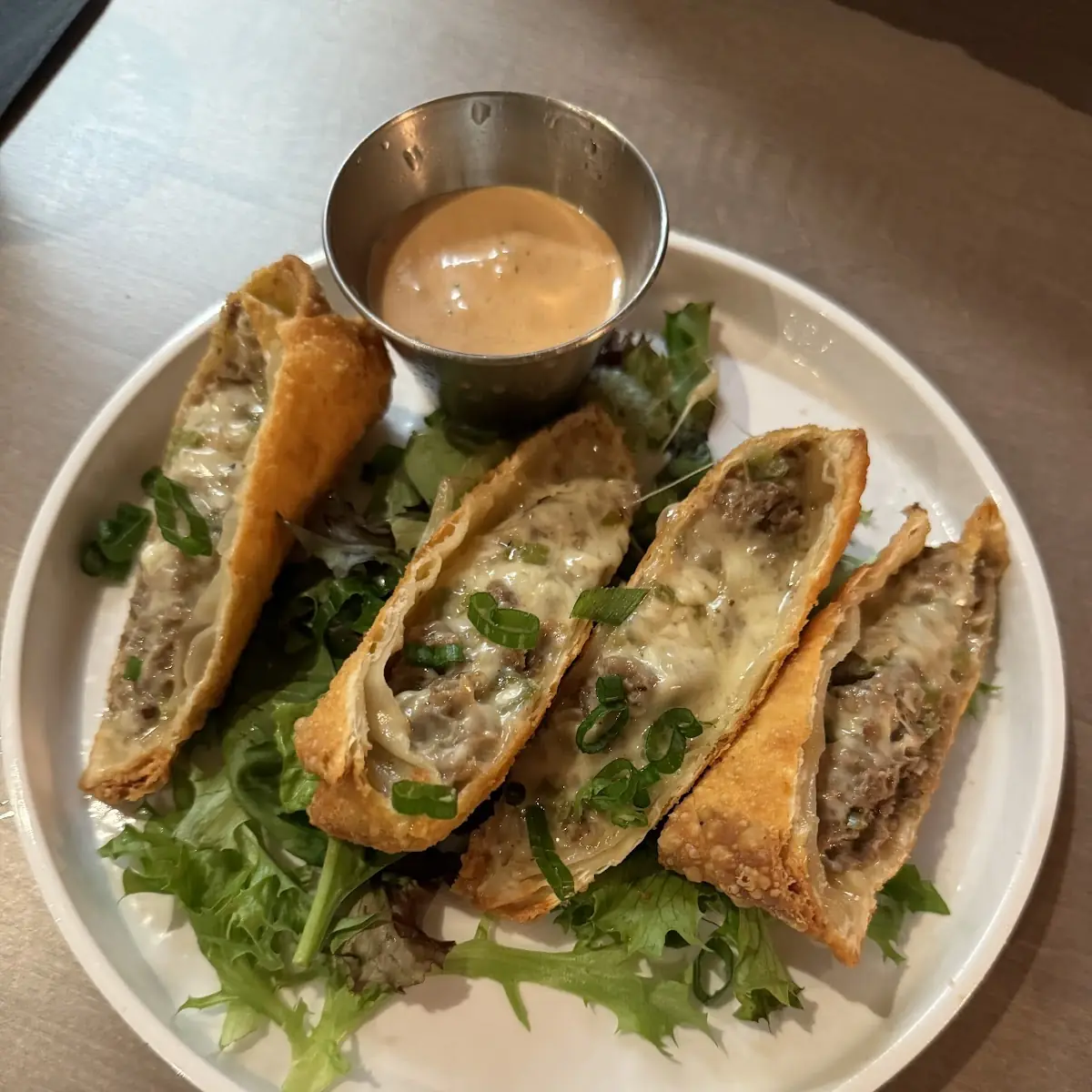 Philly Cheesesteak Egg Rolls
