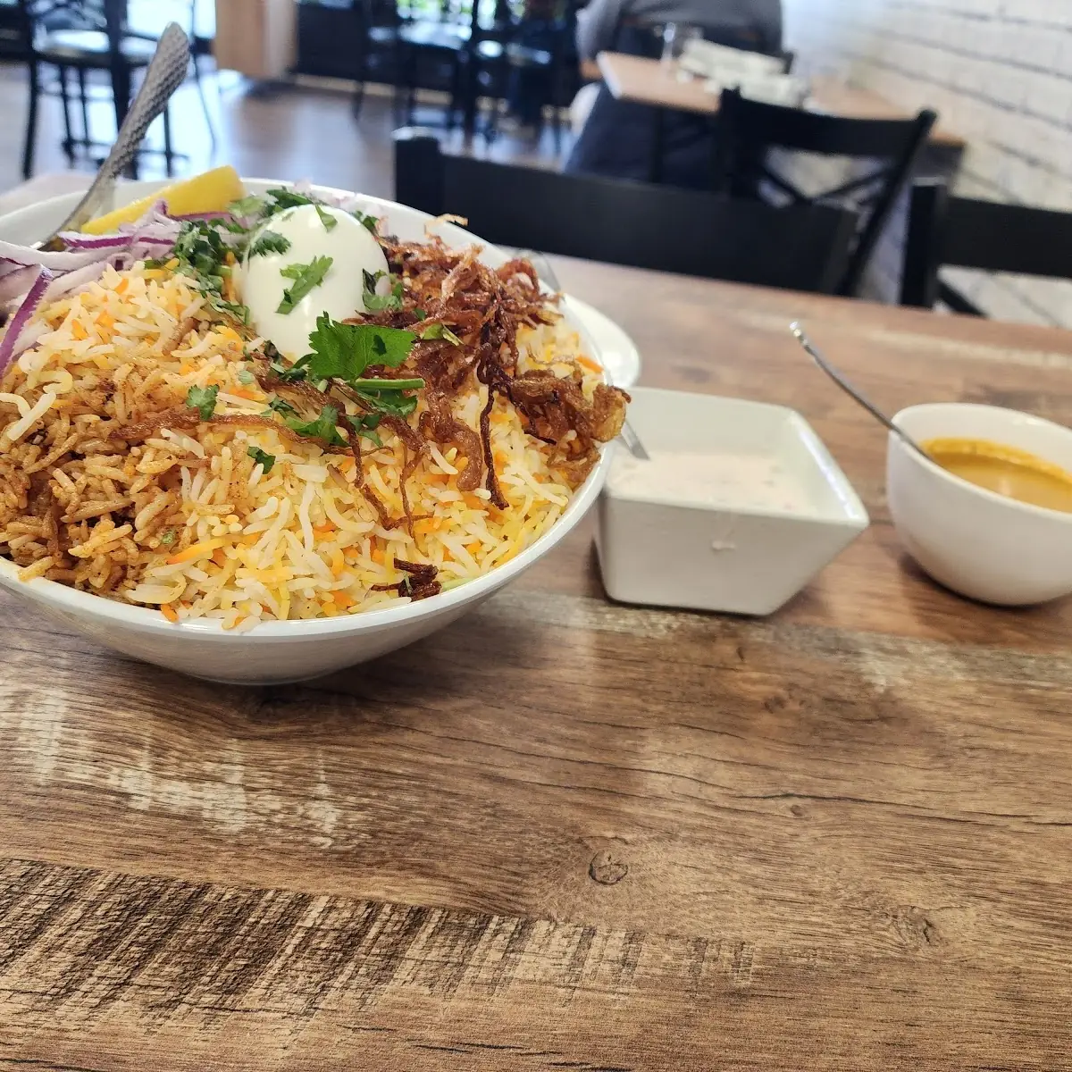 Fried Chicken Biryani