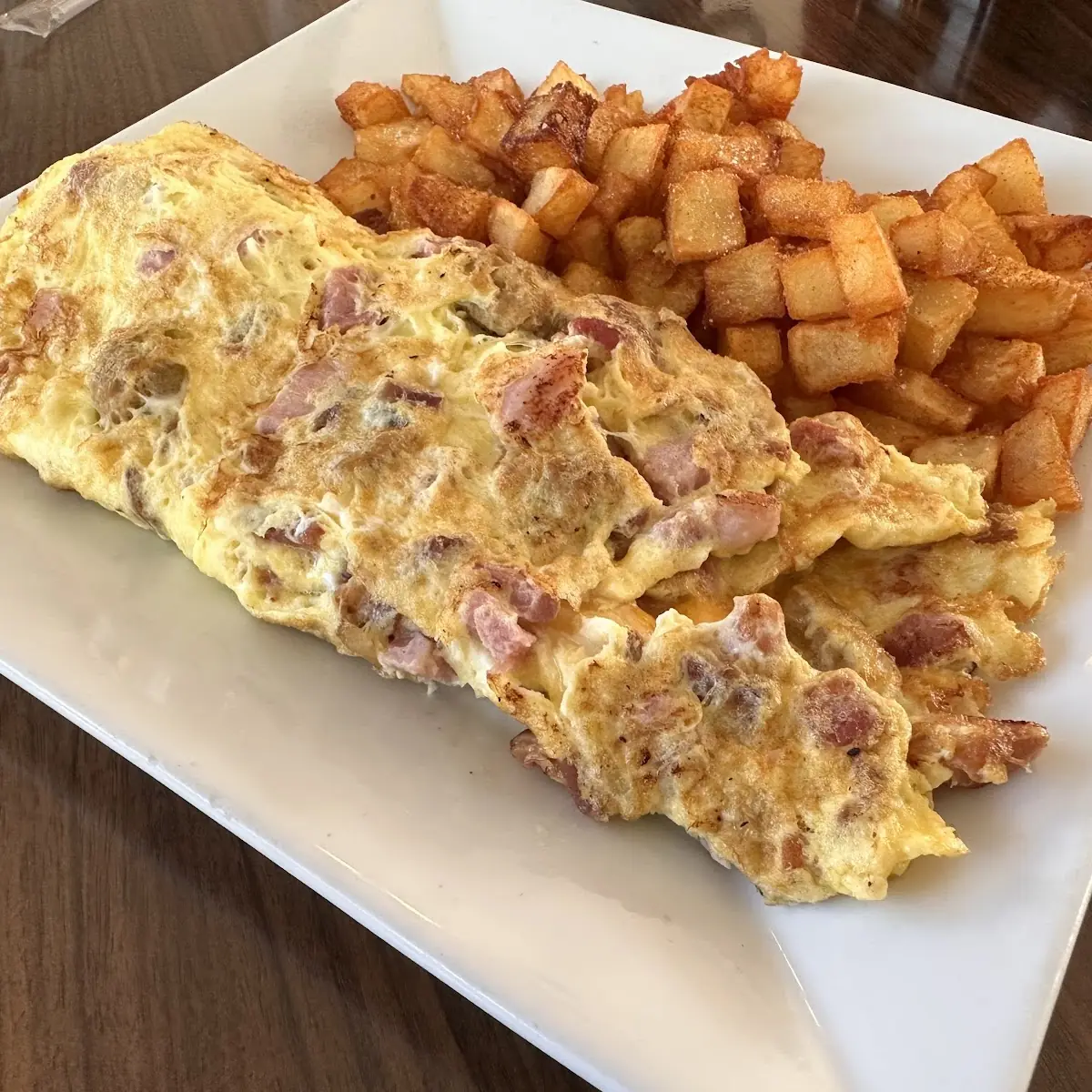 Meat Lovers Omelete with Potatoes