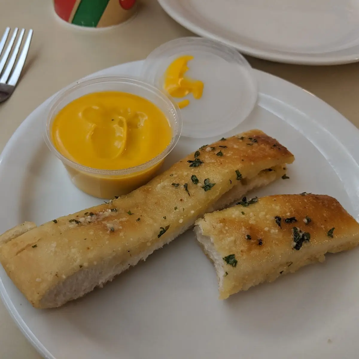 Bread Sticks with Cheese Dipping Sauce