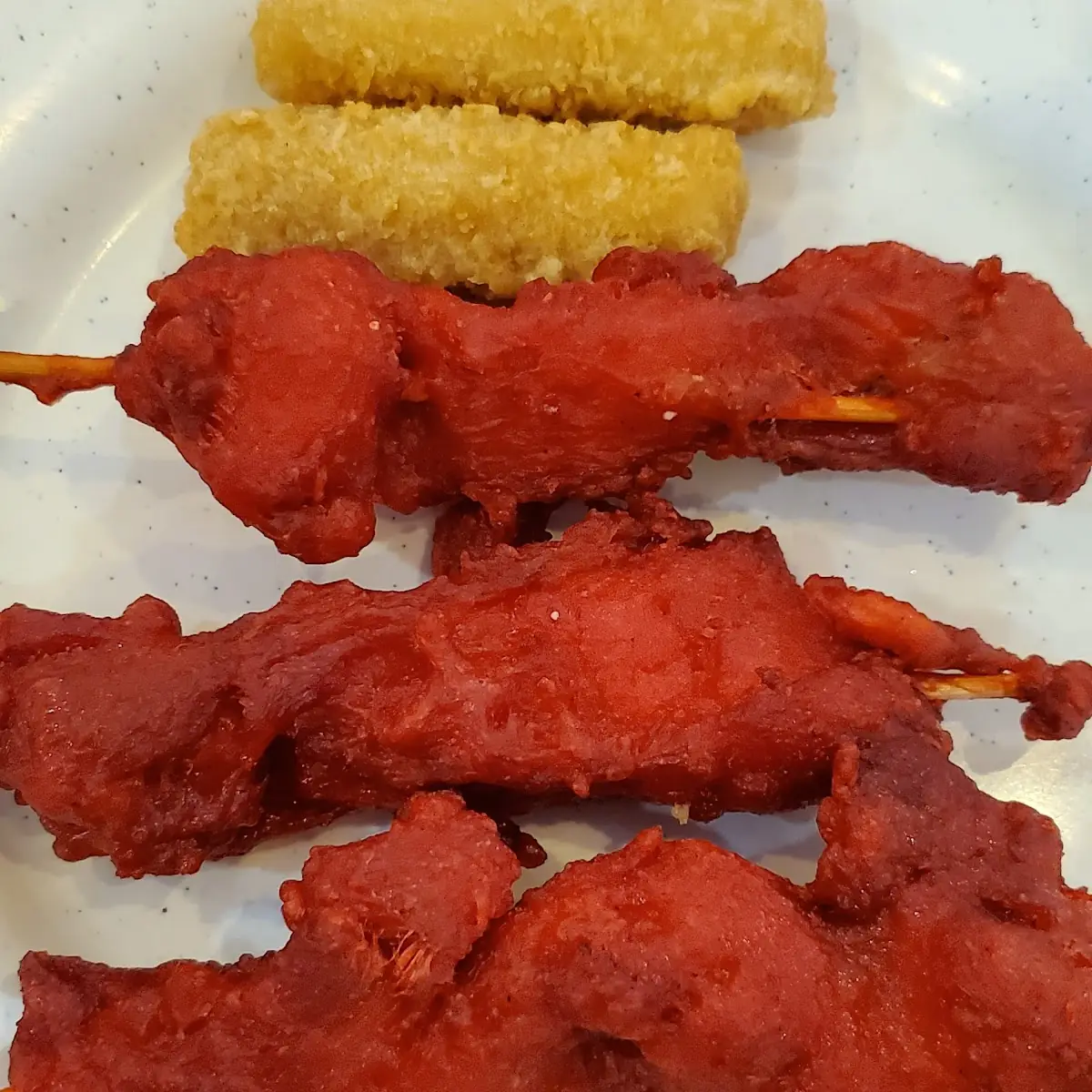 Teriyaki Chicken and Cheese Sticks