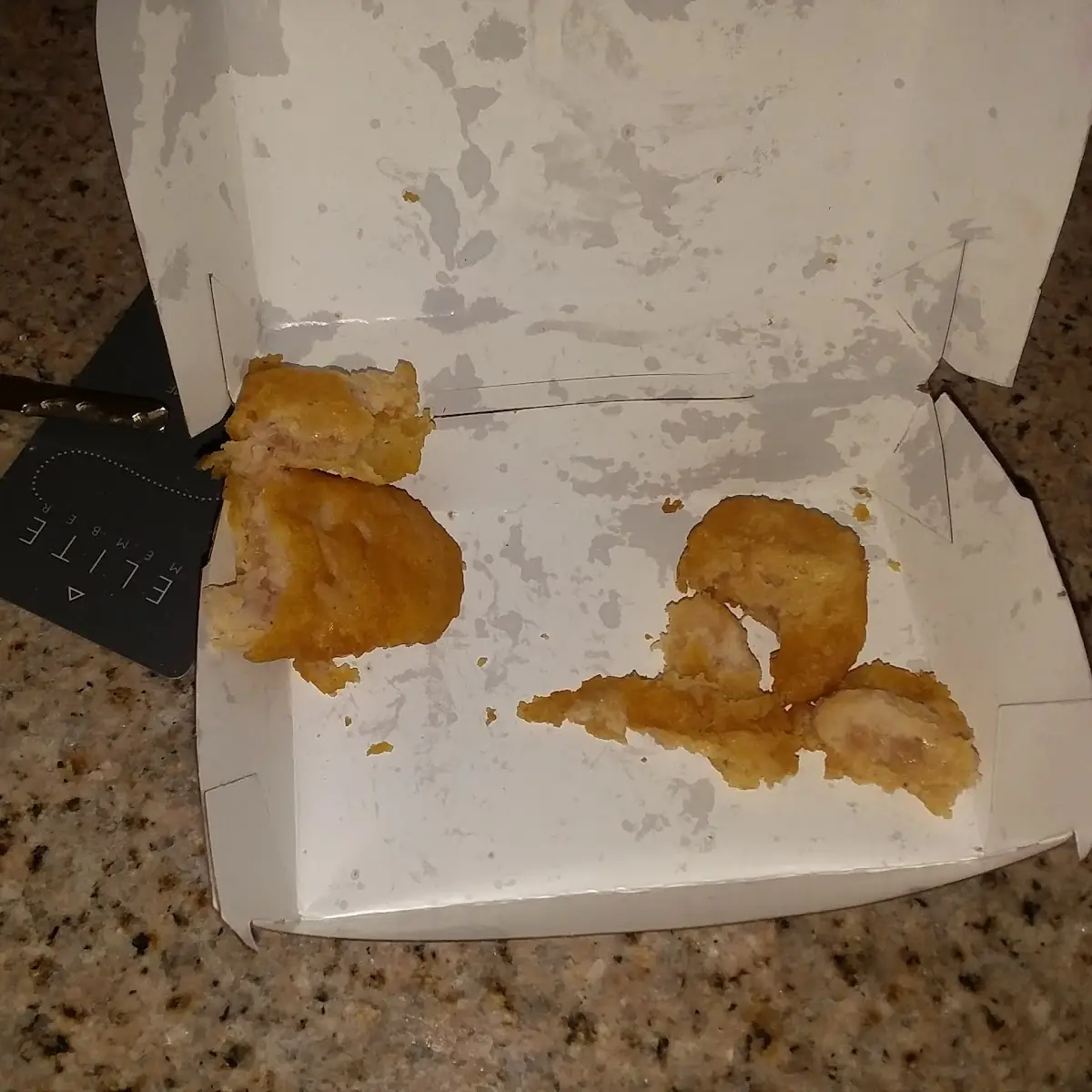 Raw not Cooked Chicken Nuggets