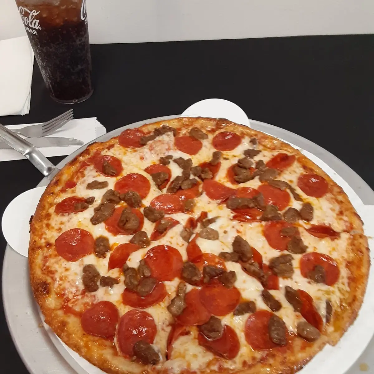 Medium Pepperoni & Sausage Pizza