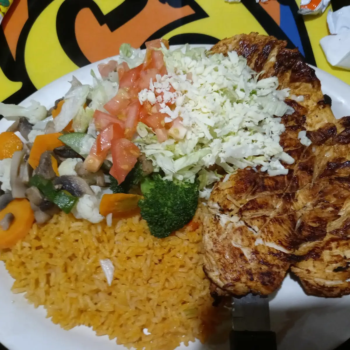 Chicken Rice and Veggies