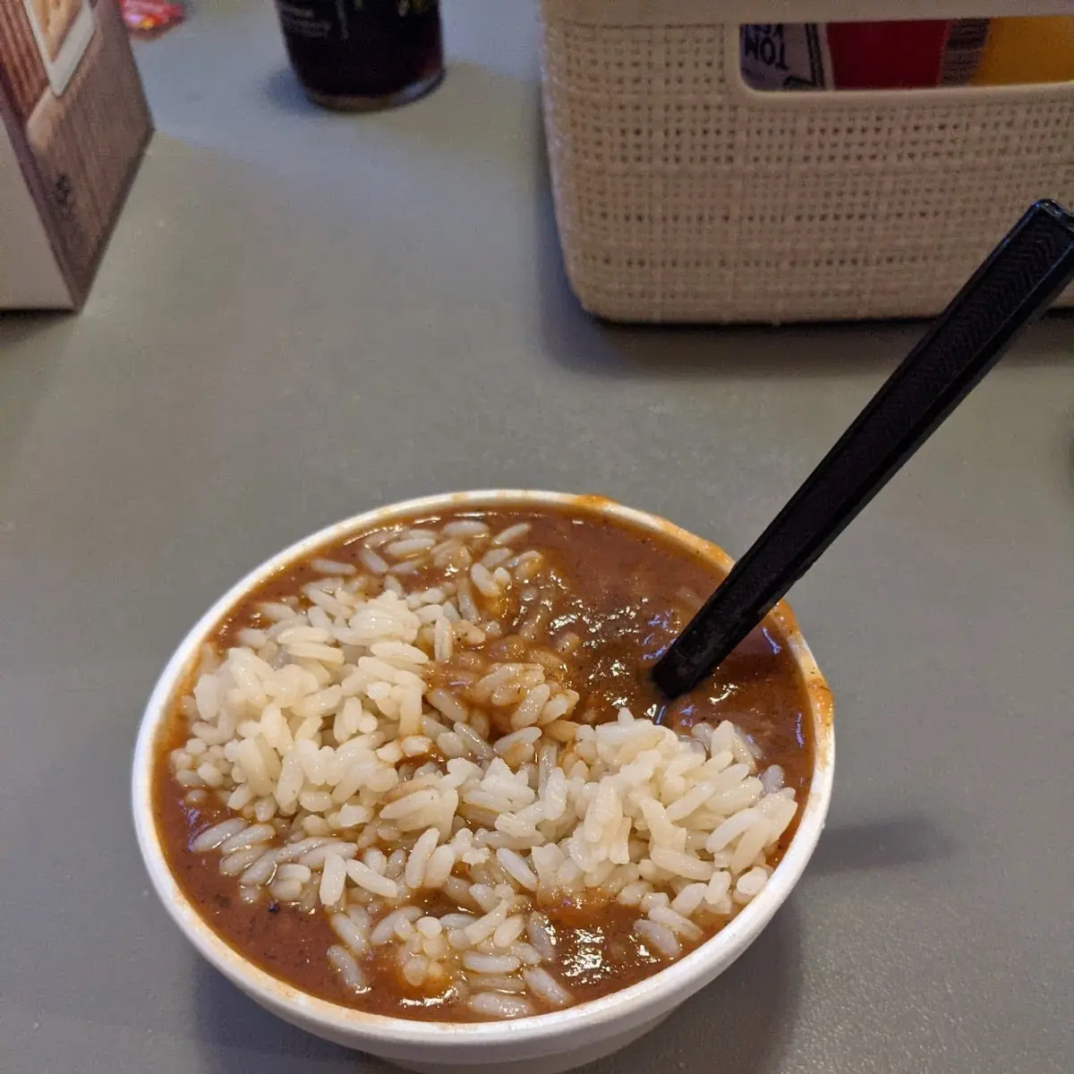 Cajun Seafood Gumbo with White Rice