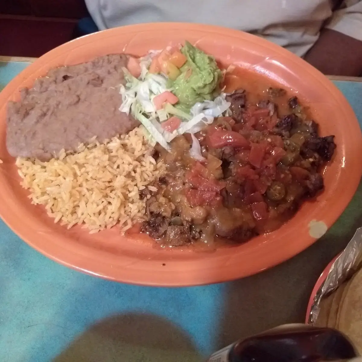 Carne Guisada Plate