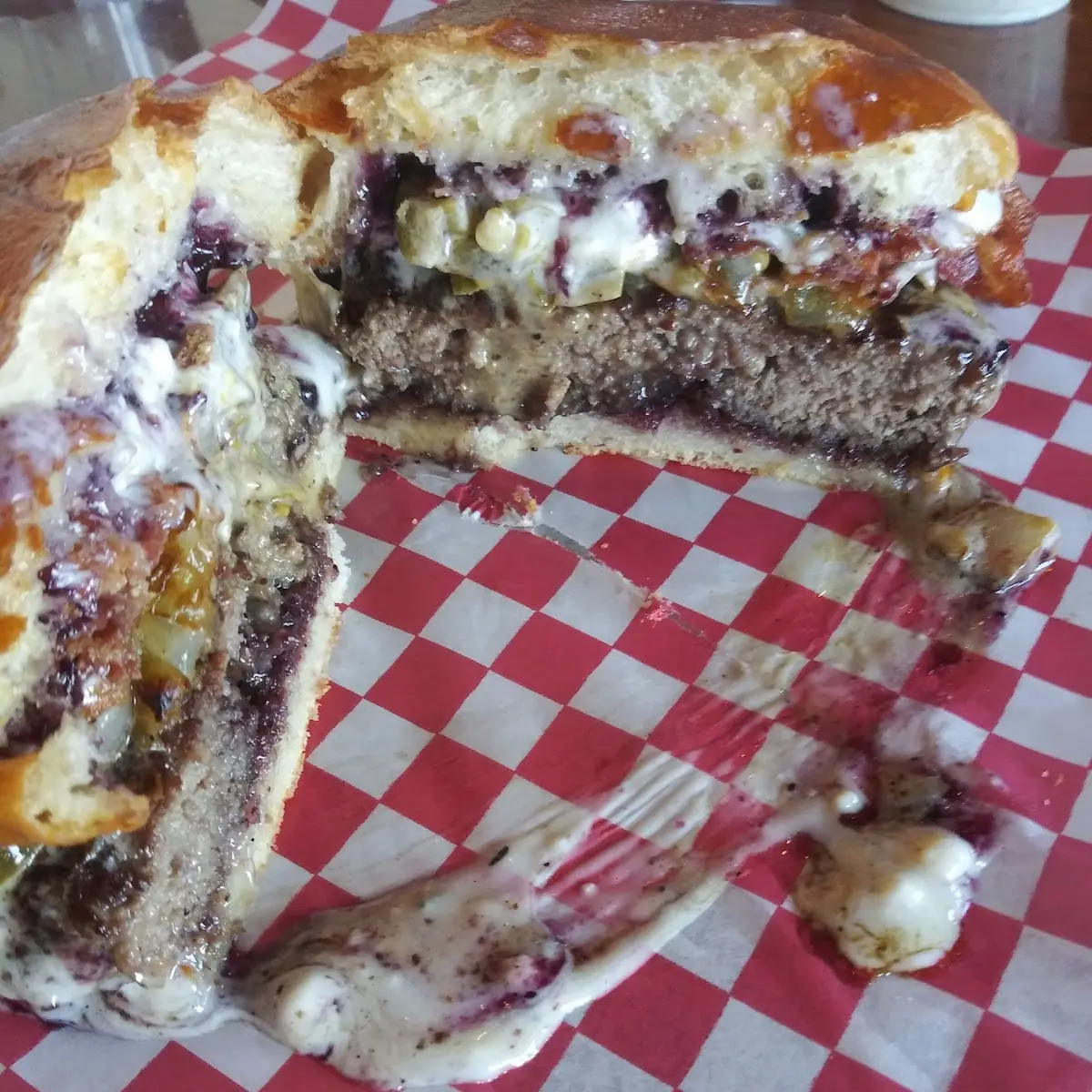 Blueberry Bacon Burger