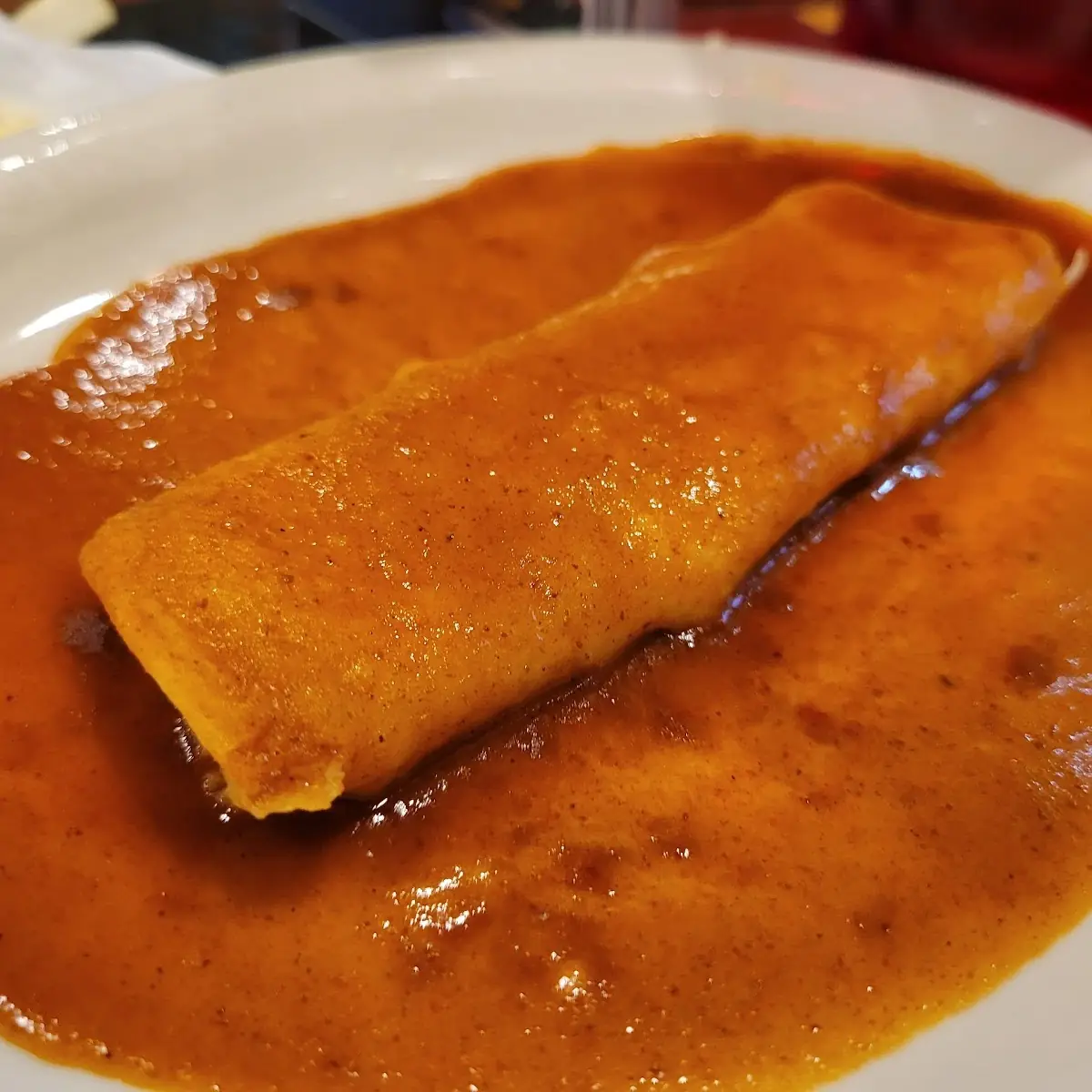 One Beef One Cheese Enchilada Beans & Rice Combo