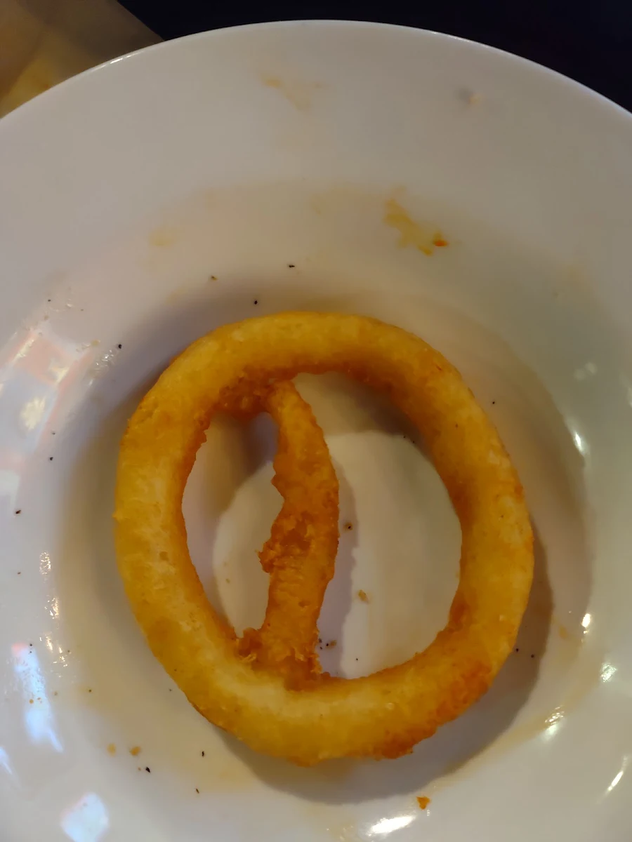 'Yin Yang' Onion Ring