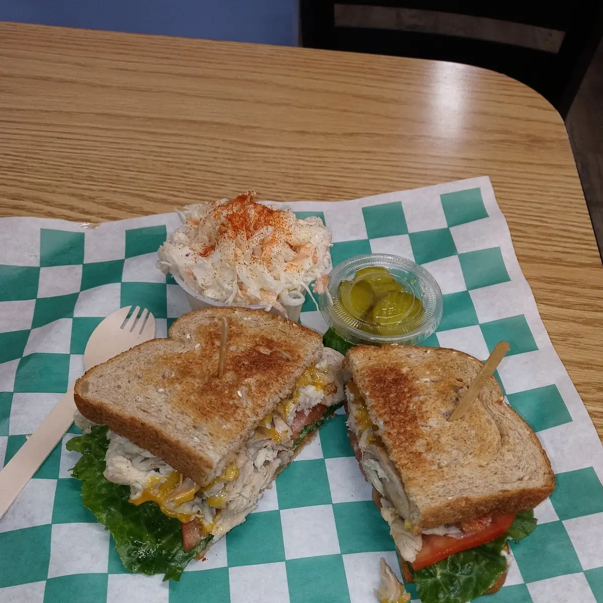 Shreaded Chicken Club Sandwich