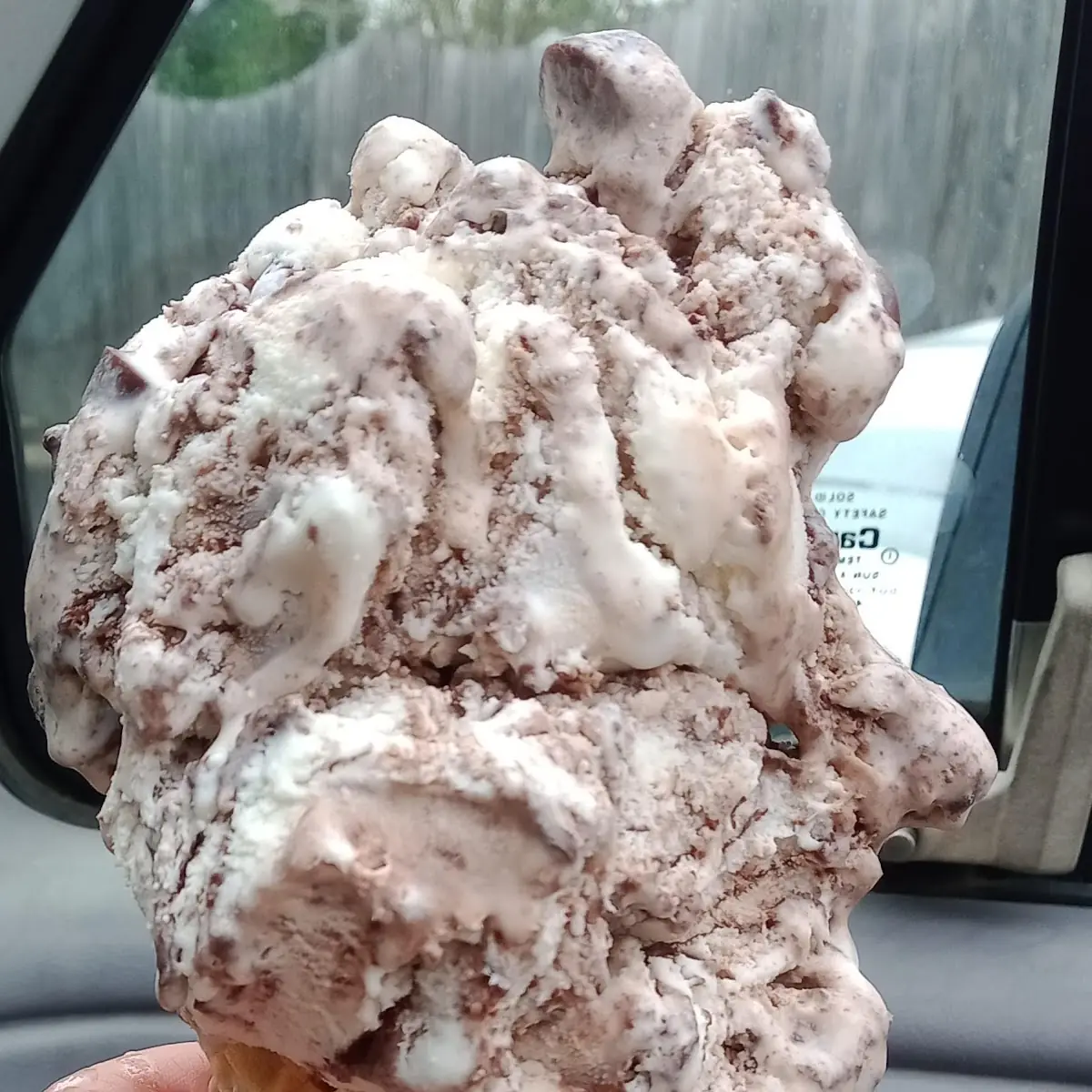 Moose Tracks Double Dip Waffle Cone