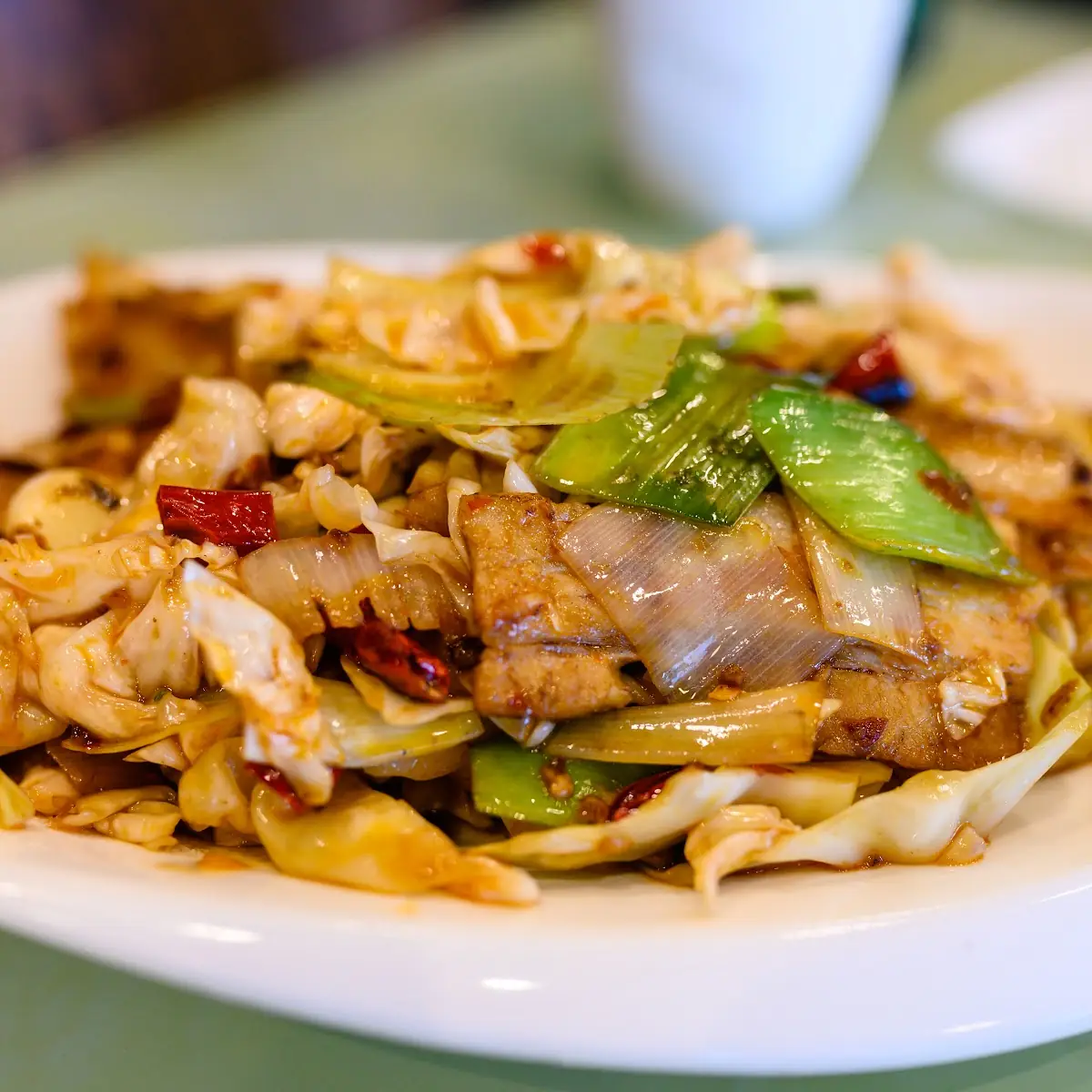 Sautéed Twice Cooked Pork with Pickles