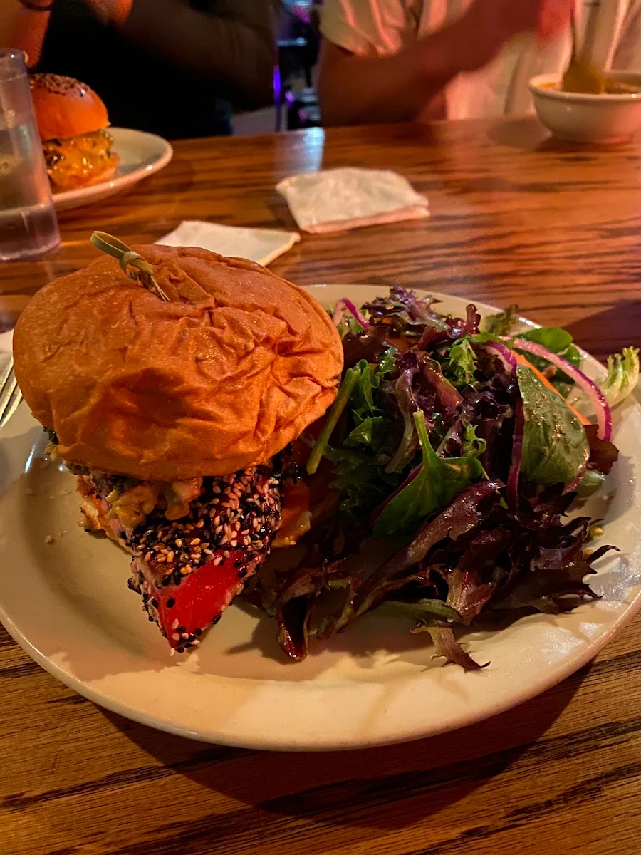 Sesame Sashimi Tuna Sandwich